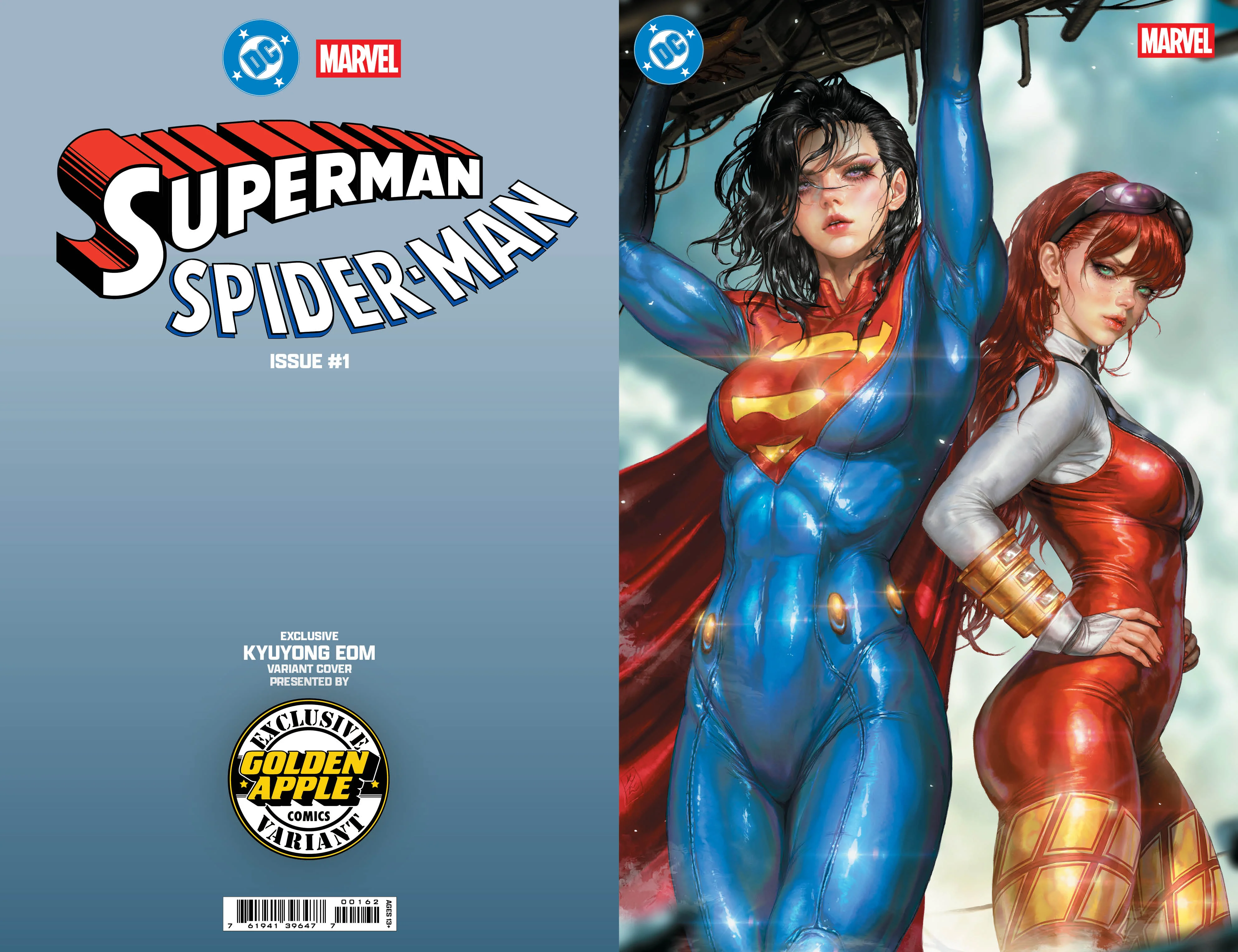 Dc Marvel Superman Spider-Man #1 (One Shot) Kyuyong Eom Virgin SIGNED REMARK Variant (03/25/2026) Dc CGC SS 9.8 - Image 3