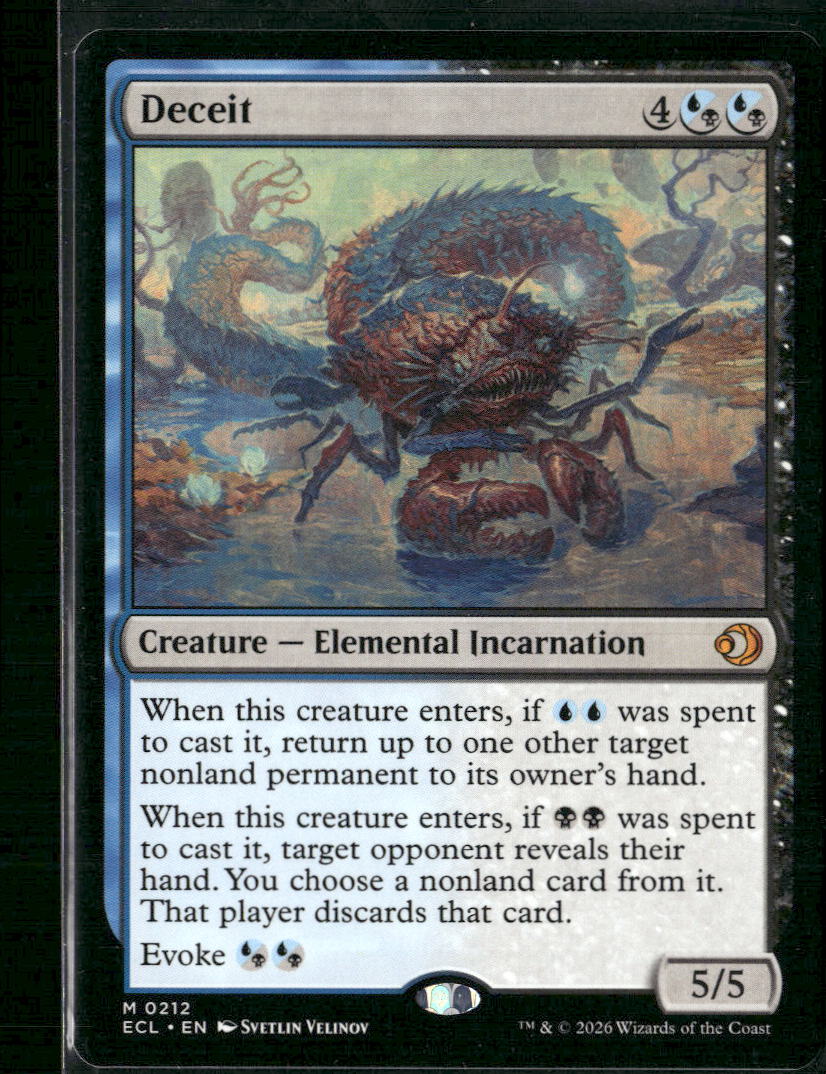Deceit #ECL-212 Mythic Rare - Echoes of the Multiverse TCG