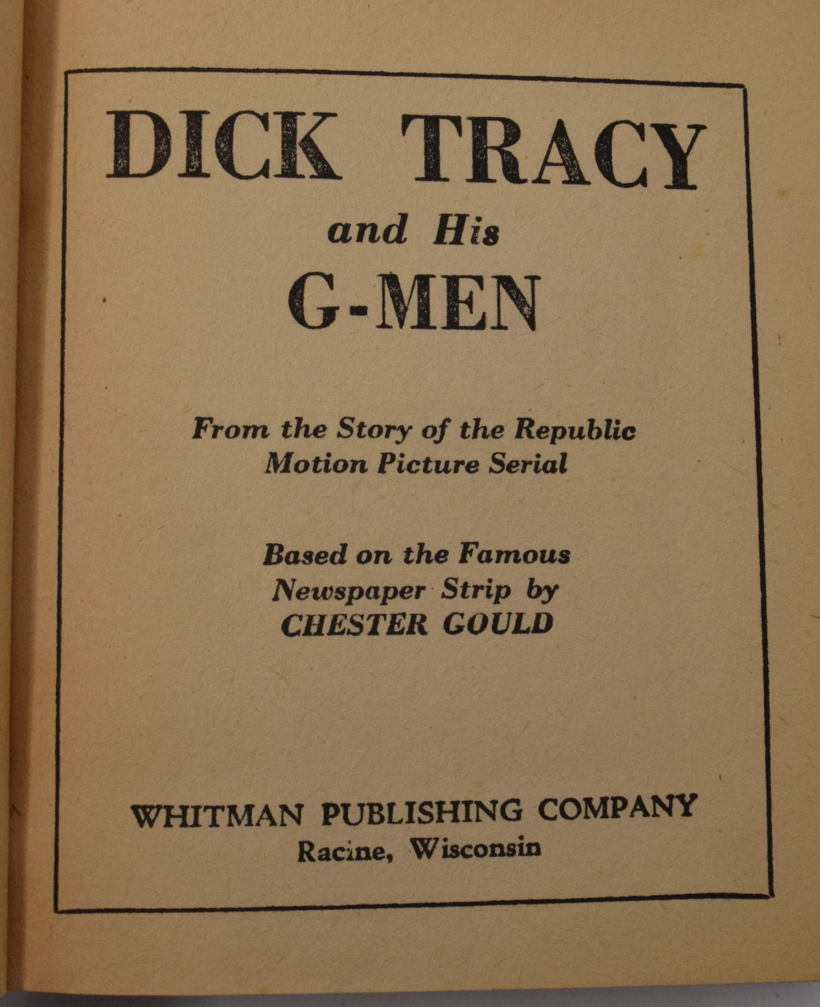 Dick Tracy And His G-Men 1439 Big Little Book Whitman 1941 FN - Image 5