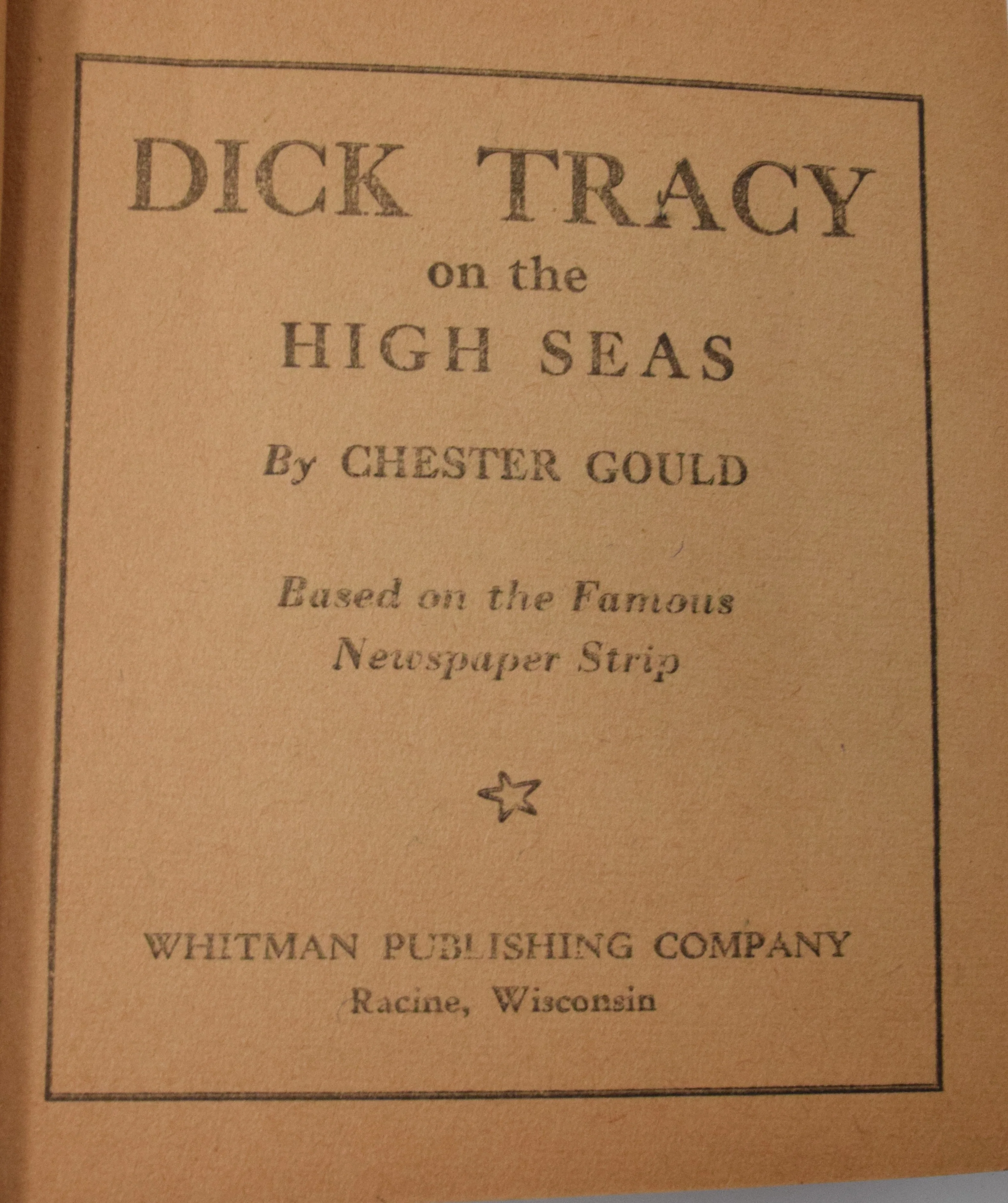 Dick Tracy And The High Seas 1454 Better Little Book Whitman 1939 FN - Image 4