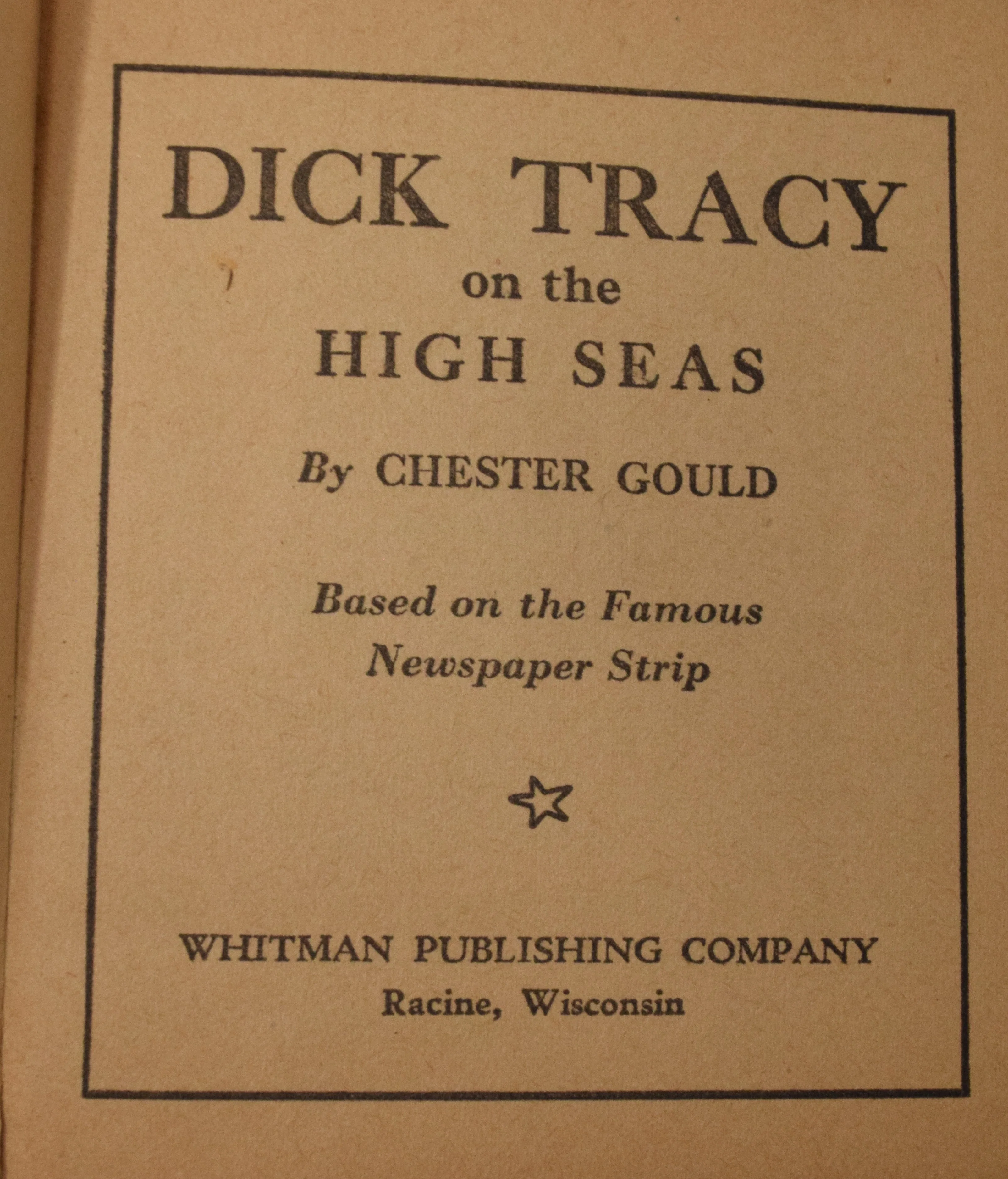 Dick Tracy And The High Seas 1454 Better Little Book Whitman 1939 FN - Image 4