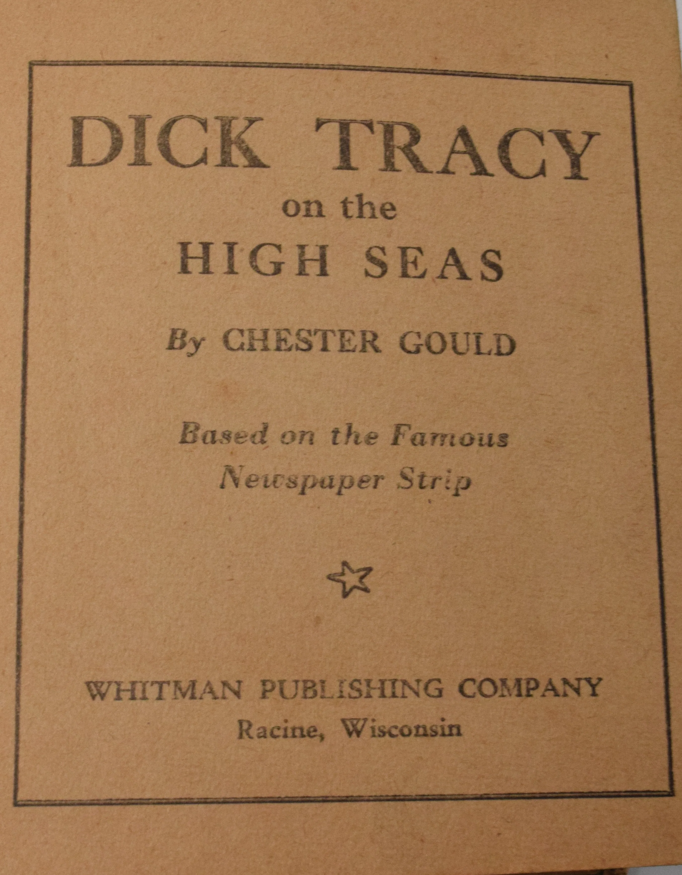 Dick Tracy And The High Seas 1454 Better Little Book Whitman 1939 FN - Image 4