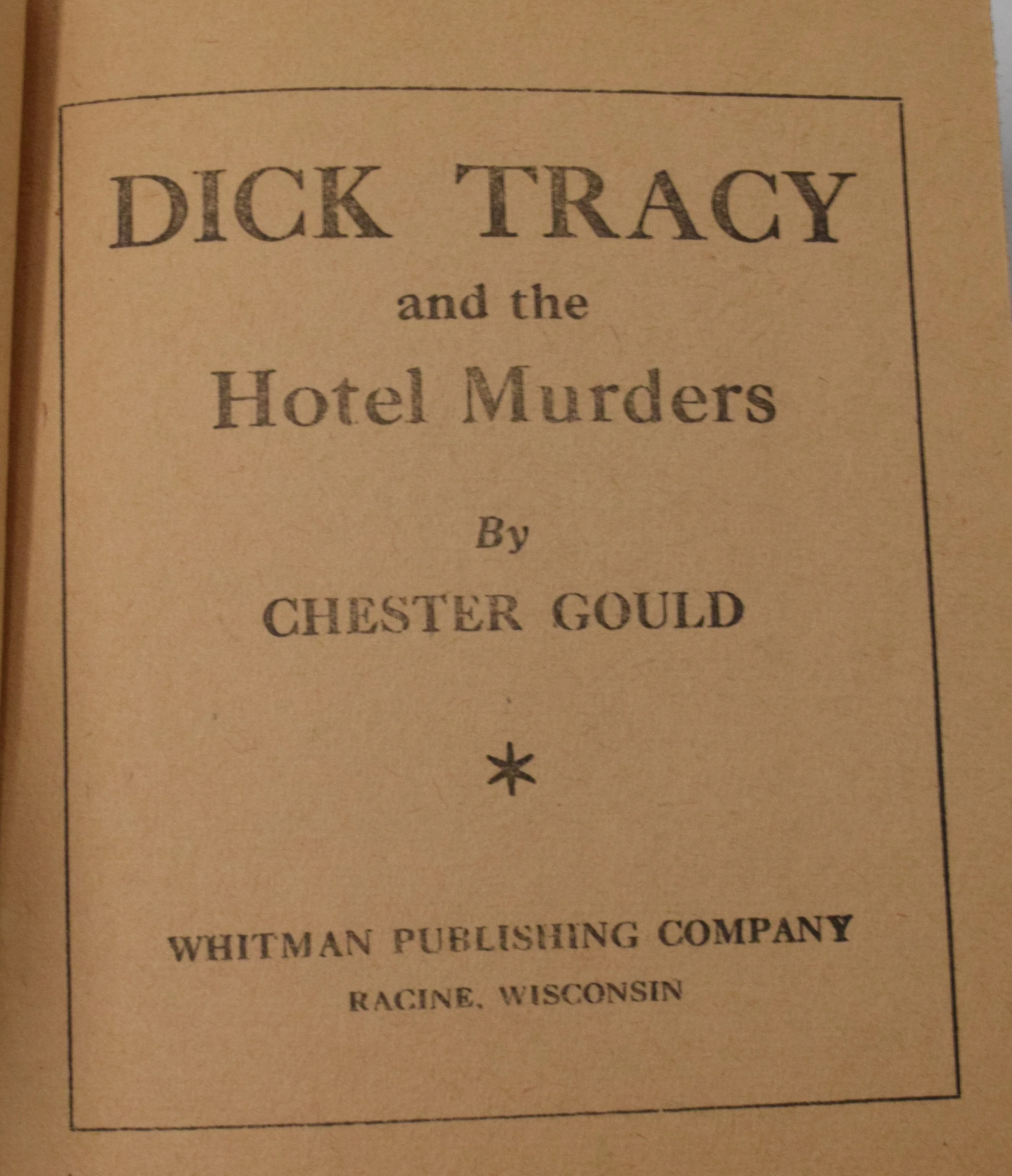 Dick Tracy And The Hotel Murders 1420 Big Little Book Whitman 1937 VG - Image 4