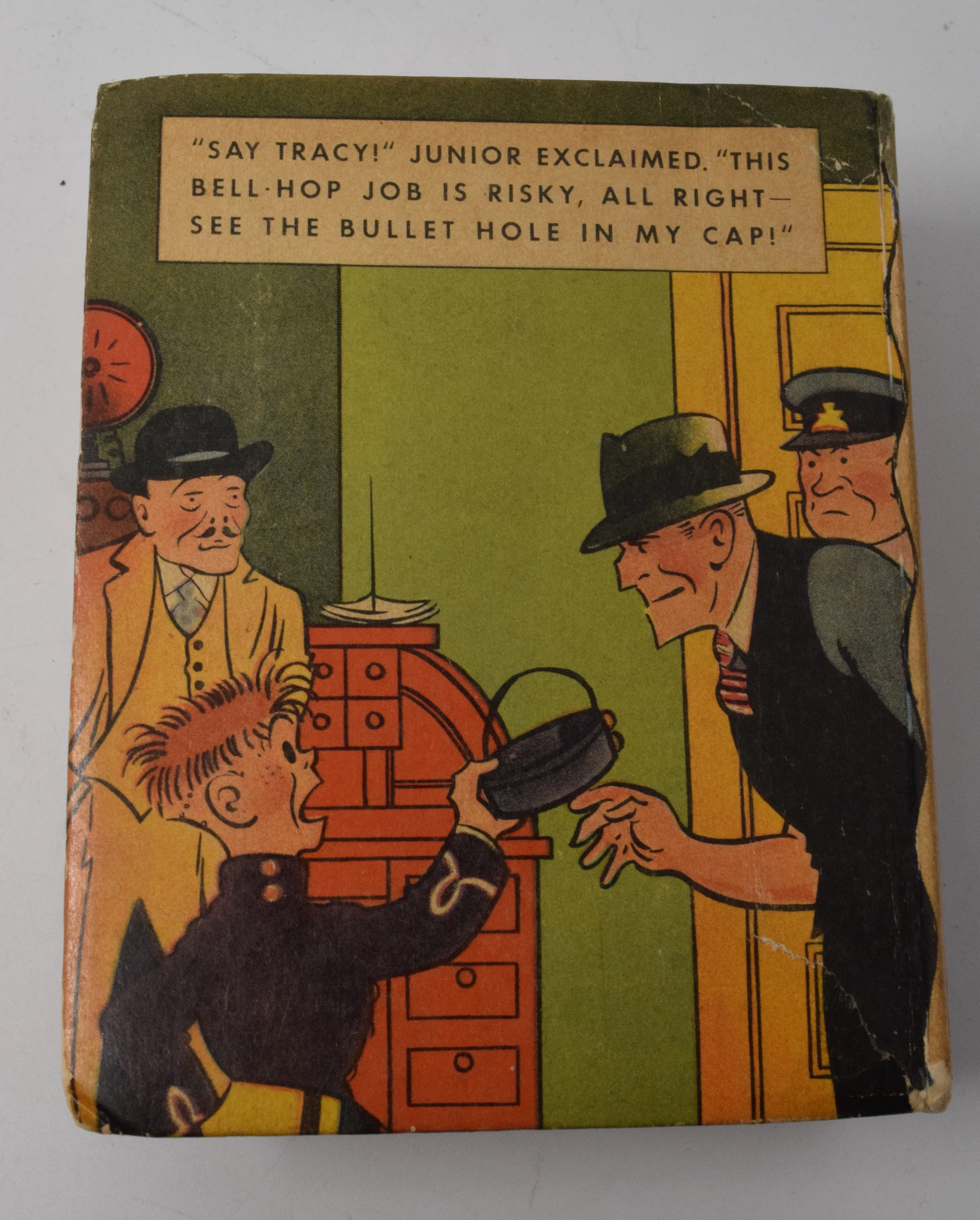 Dick Tracy And The Hotel Murders 1420 Big Little Book Whitman 1937 VG FN - Image 3