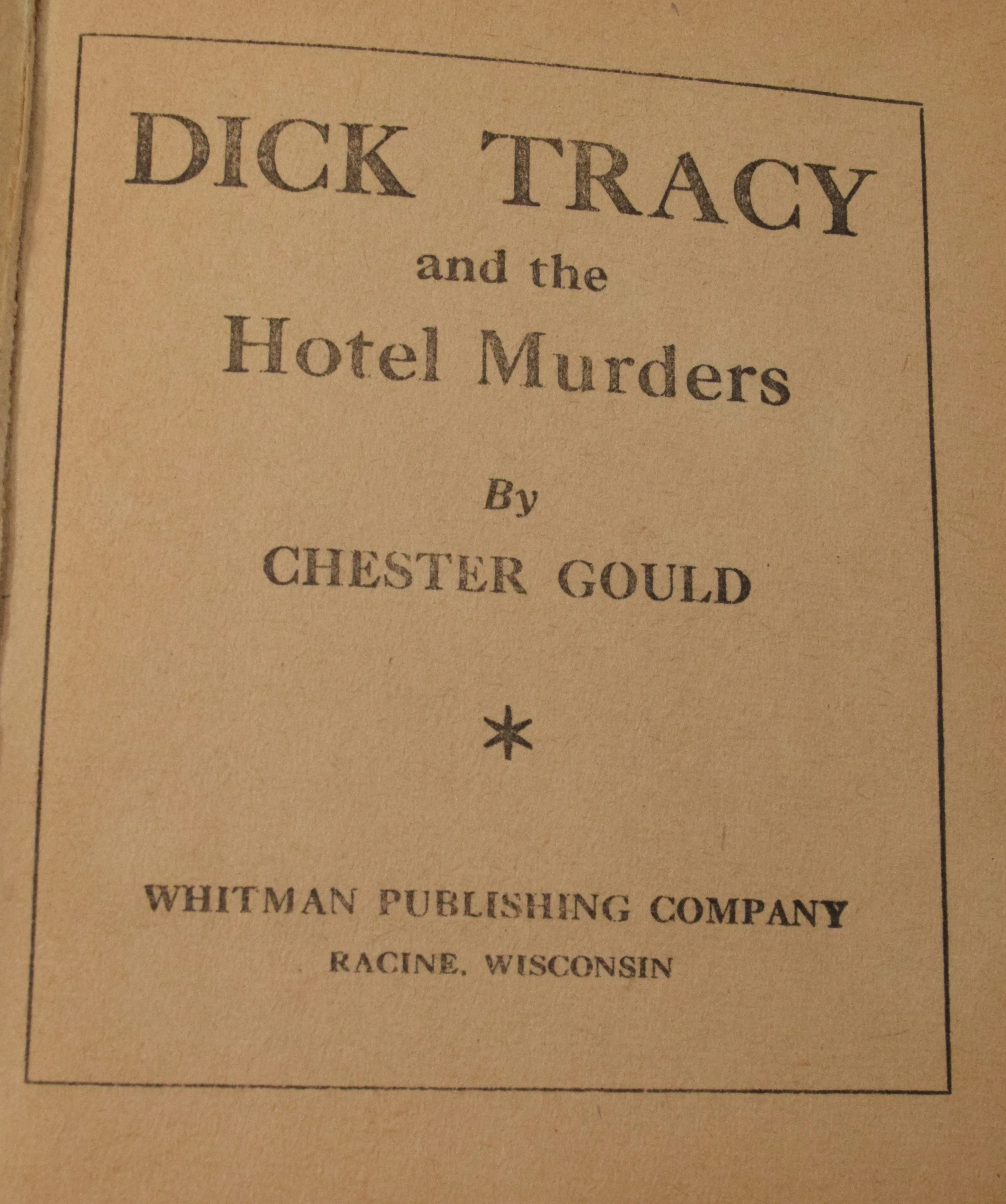 Dick Tracy And The Hotel Murders 1420 Big Little Book Whitman 1937 VG FN - Image 4