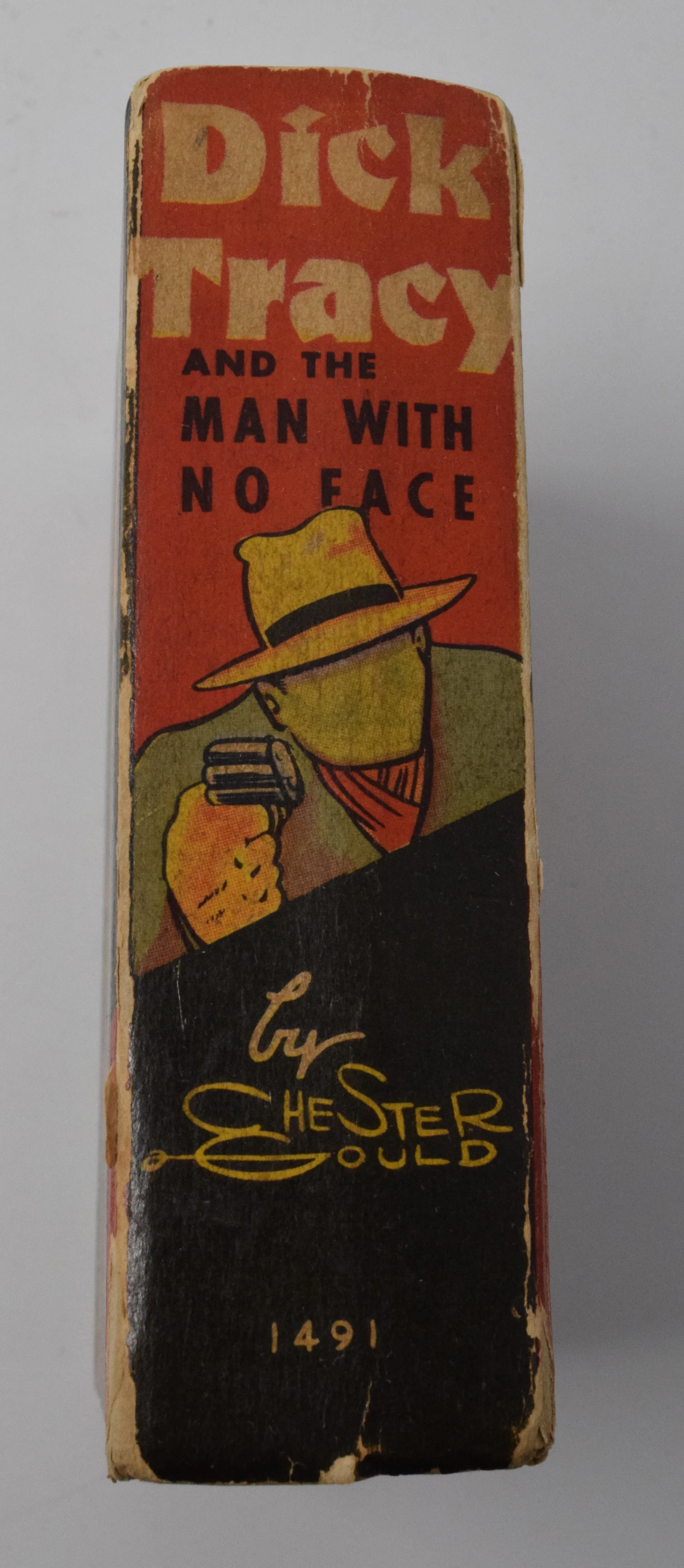 Dick Tracy And The Man With No Face 1491 Big Little Book Whitman 1938 VG - Image 2