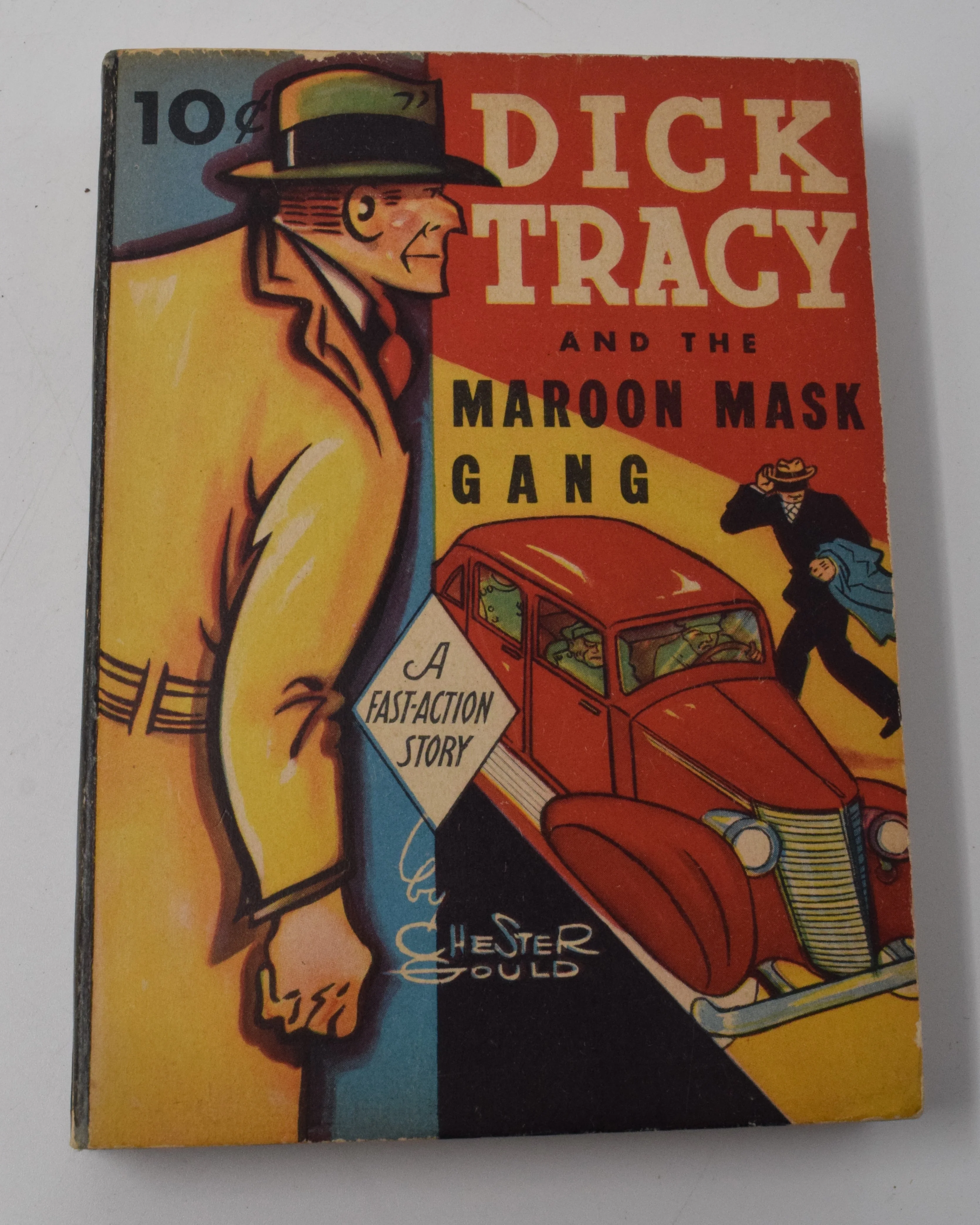 Dick Tracy And The Maroon Mask Gang Fast Action Dell 1938 VF Big Little Book