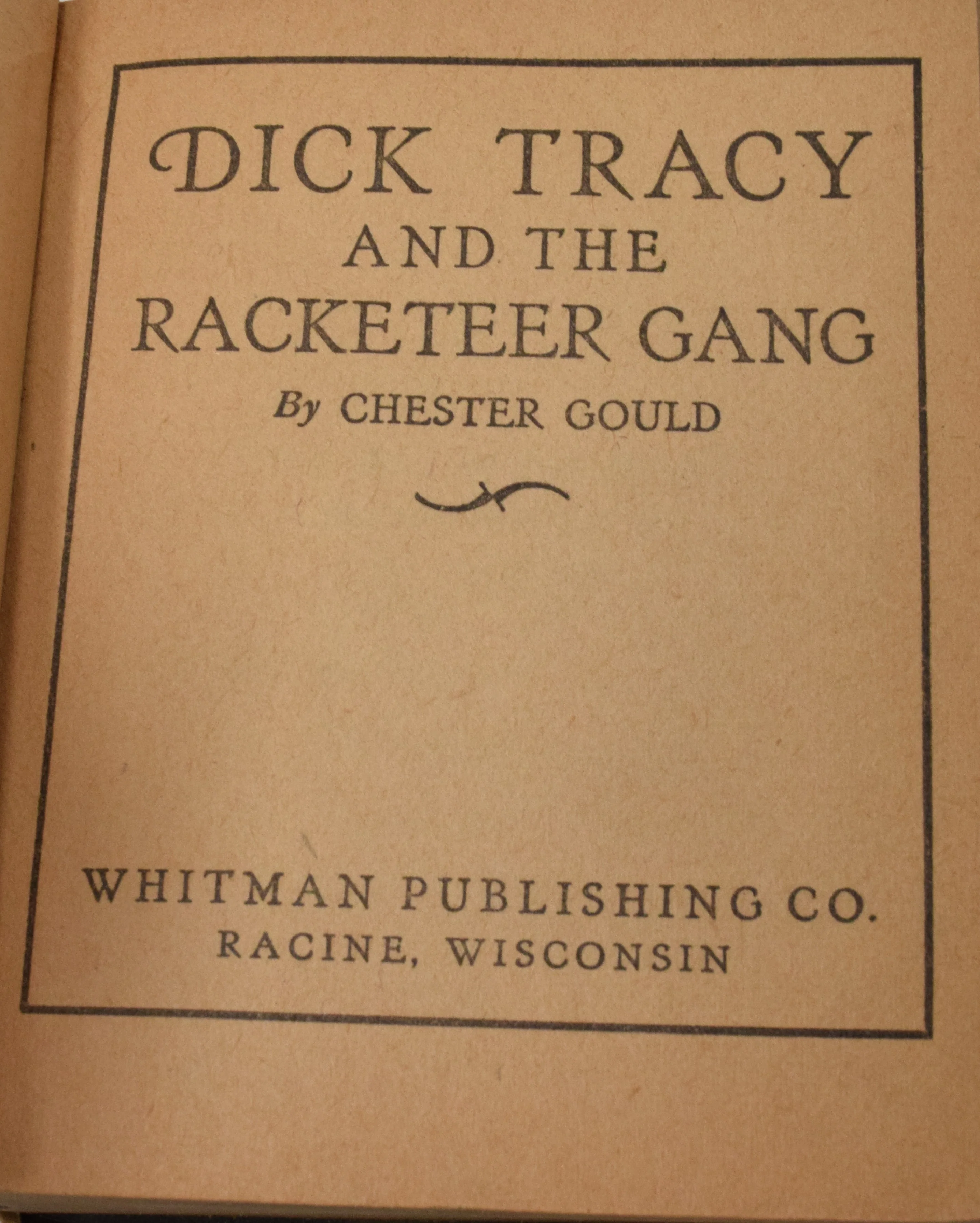 Dick Tracy And The Racketeer Gang 1112 Big Little Book Whitman 1936 PR FR - Image 4