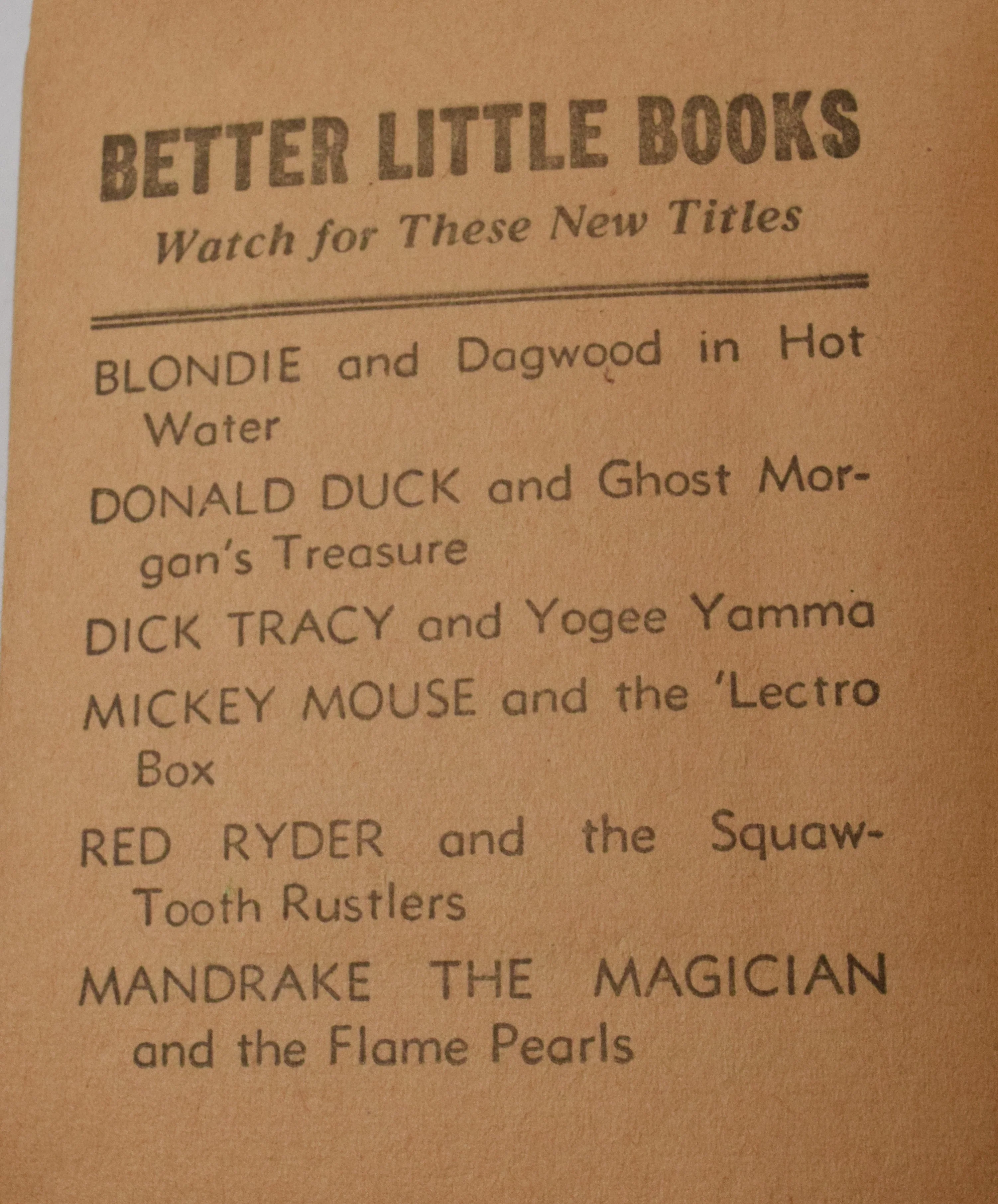 Dick Tracy And Yogee Yamma 1412 Better Little Book Whitman 1946 FN - Image 3