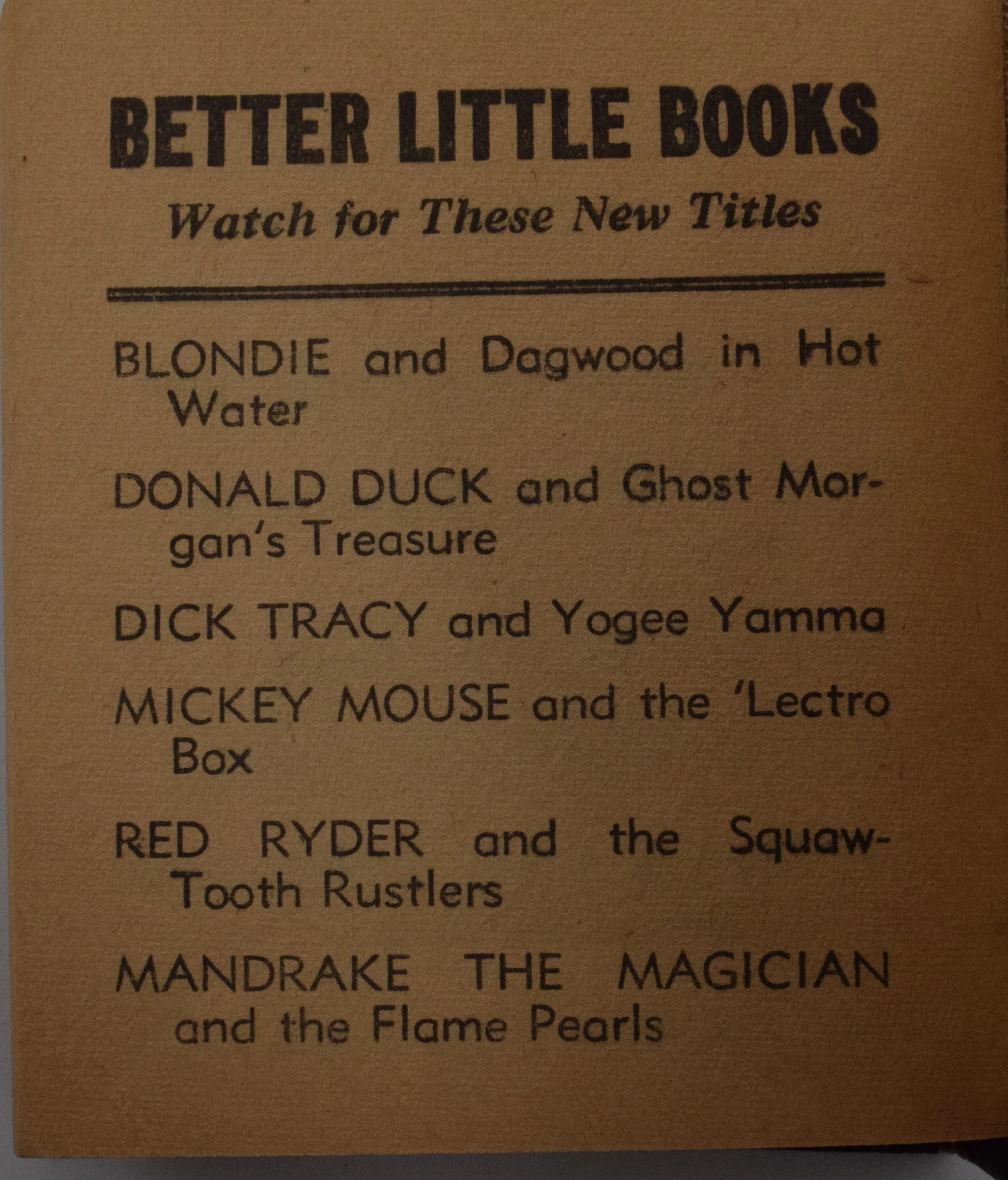 Dick Tracy And Yogee Yamma 1412 Better Little Book Whitman 1946 VF - Image 5