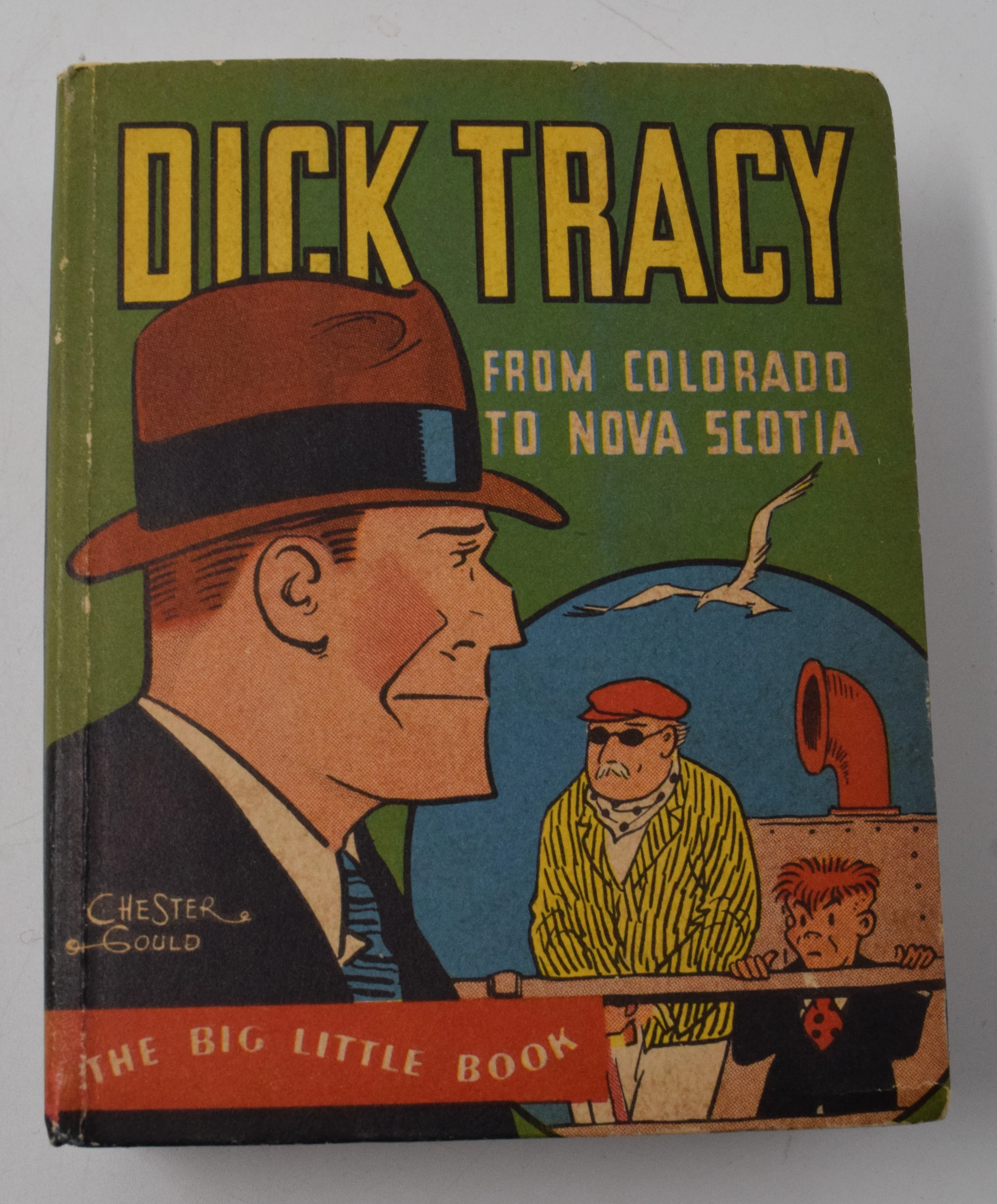 Dick Tracy From Colorado To Nova Scotia 749 Big Little Book Whitman 1933 VF