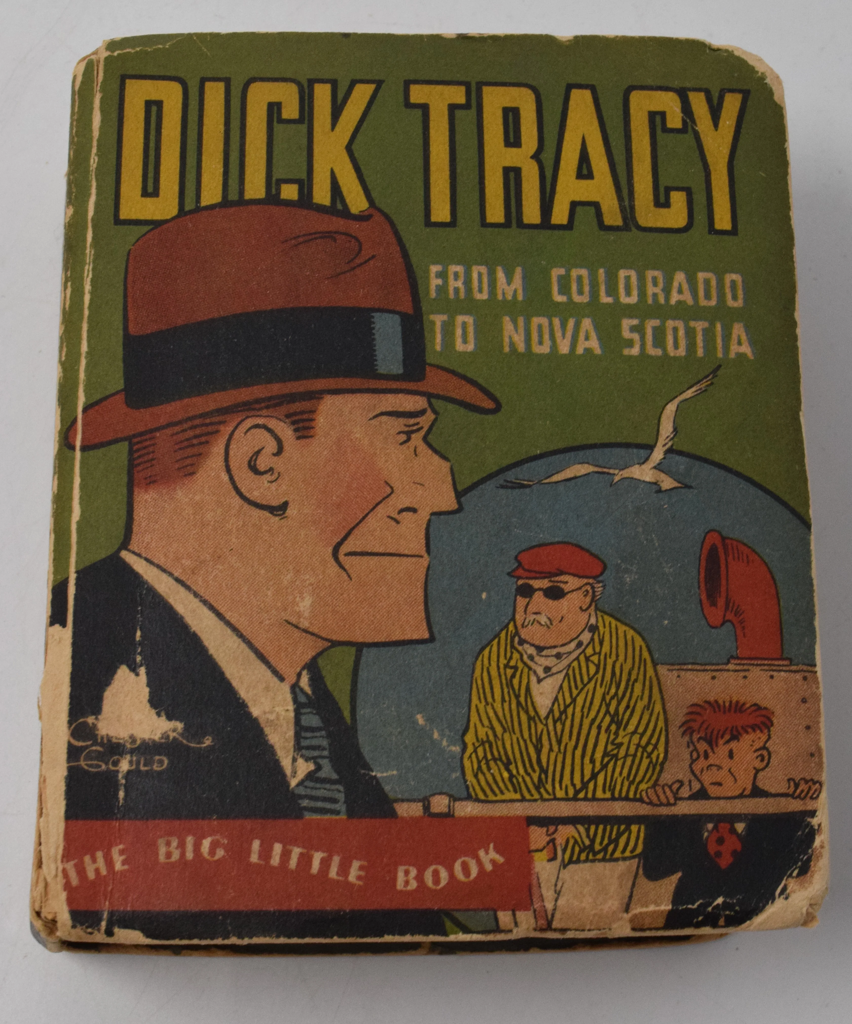 Dick Tracy From Colorado To Nova Scotia 749 Big Little Book Whitman 1933 VG