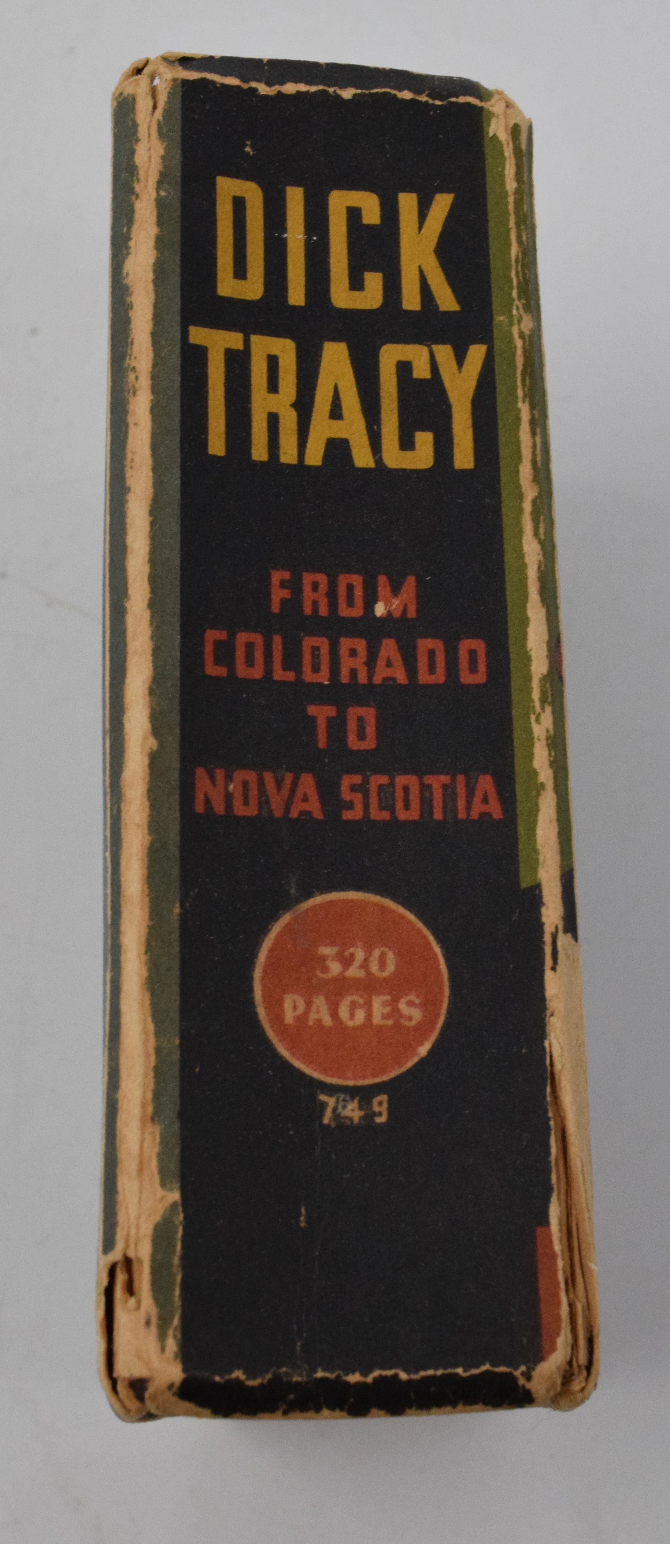 Dick Tracy From Colorado To Nova Scotia 749 Big Little Book Whitman 1933 VG - Image 2