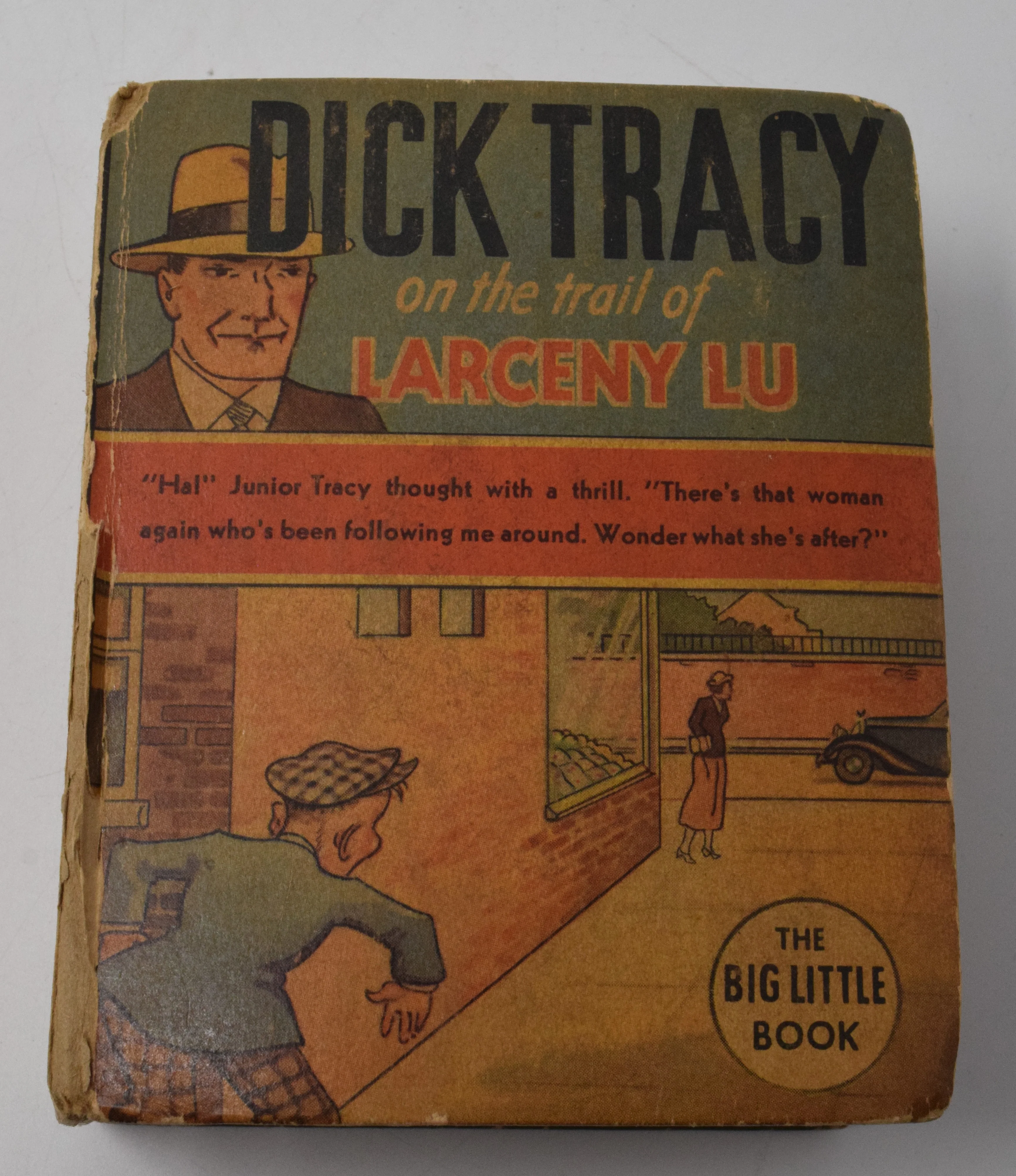 Dick Tracy On The Trail Of Larceny Lu 1170 Big Little Book Whitman 1935 GD VG