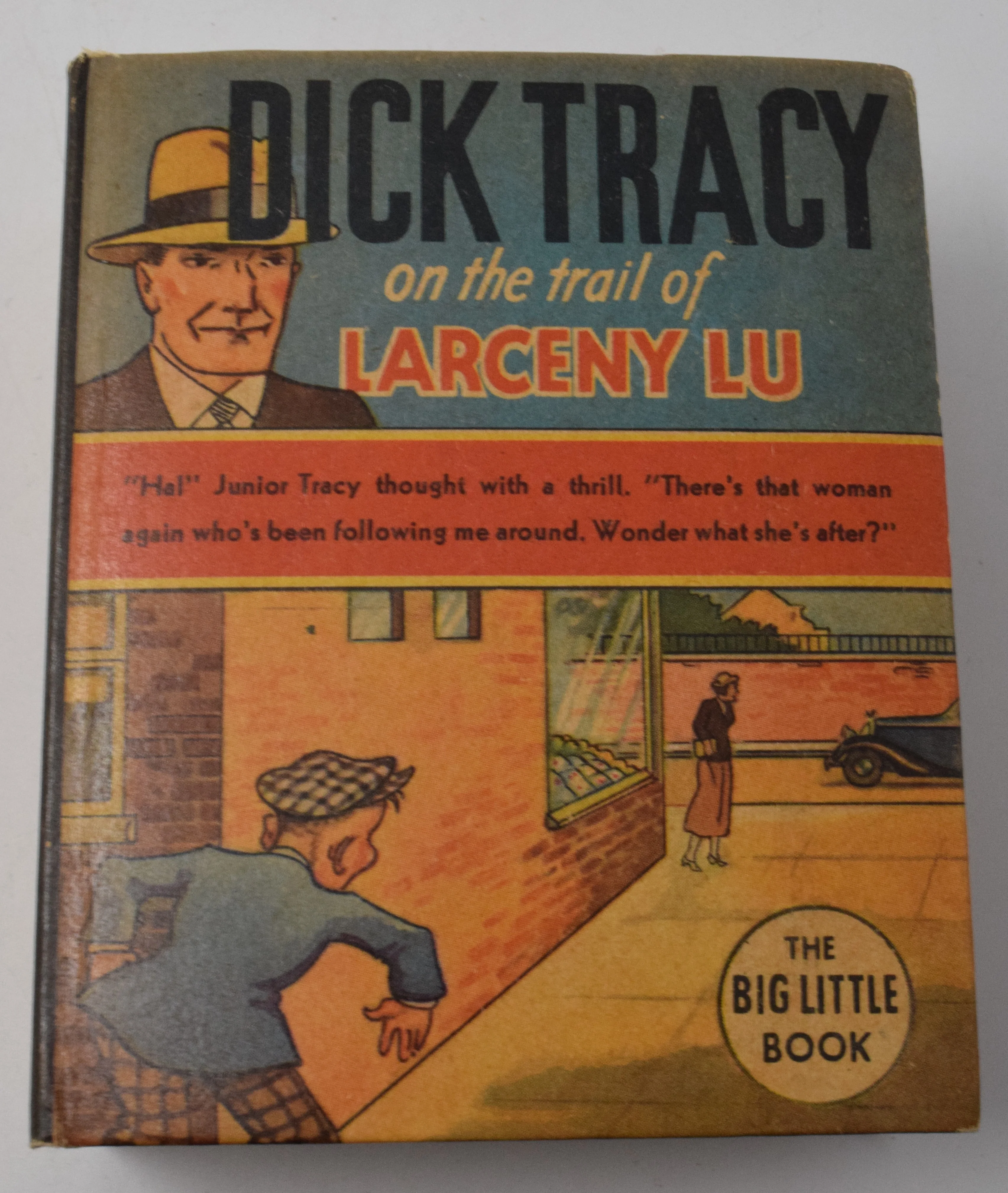 Dick Tracy On The Trail Of Larceny Lu 1170 Big Little Book Whitman 1935 VF