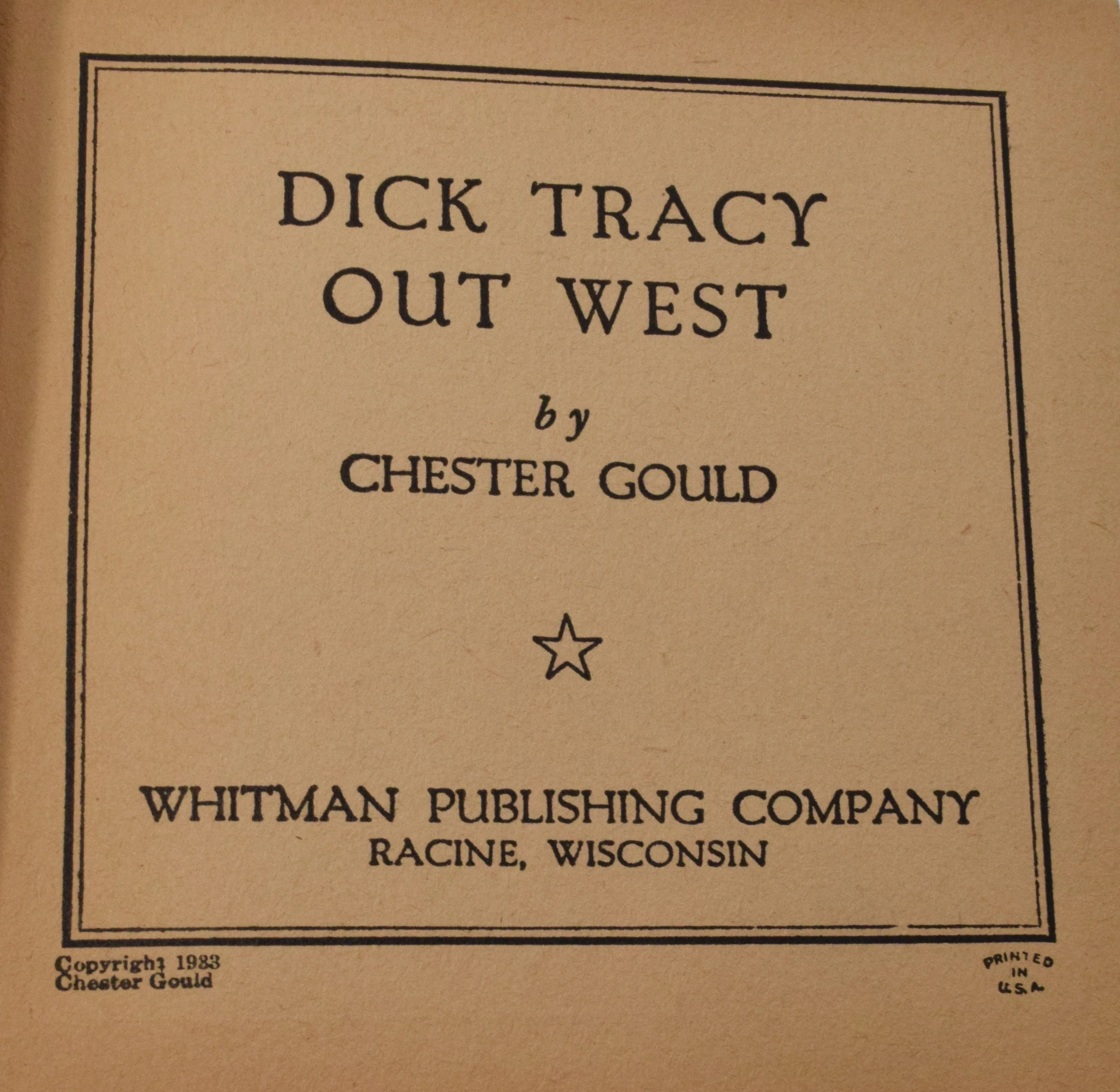 Dick Tracy Out West 723 Big Little Book Whitman 1933 FN - Image 4