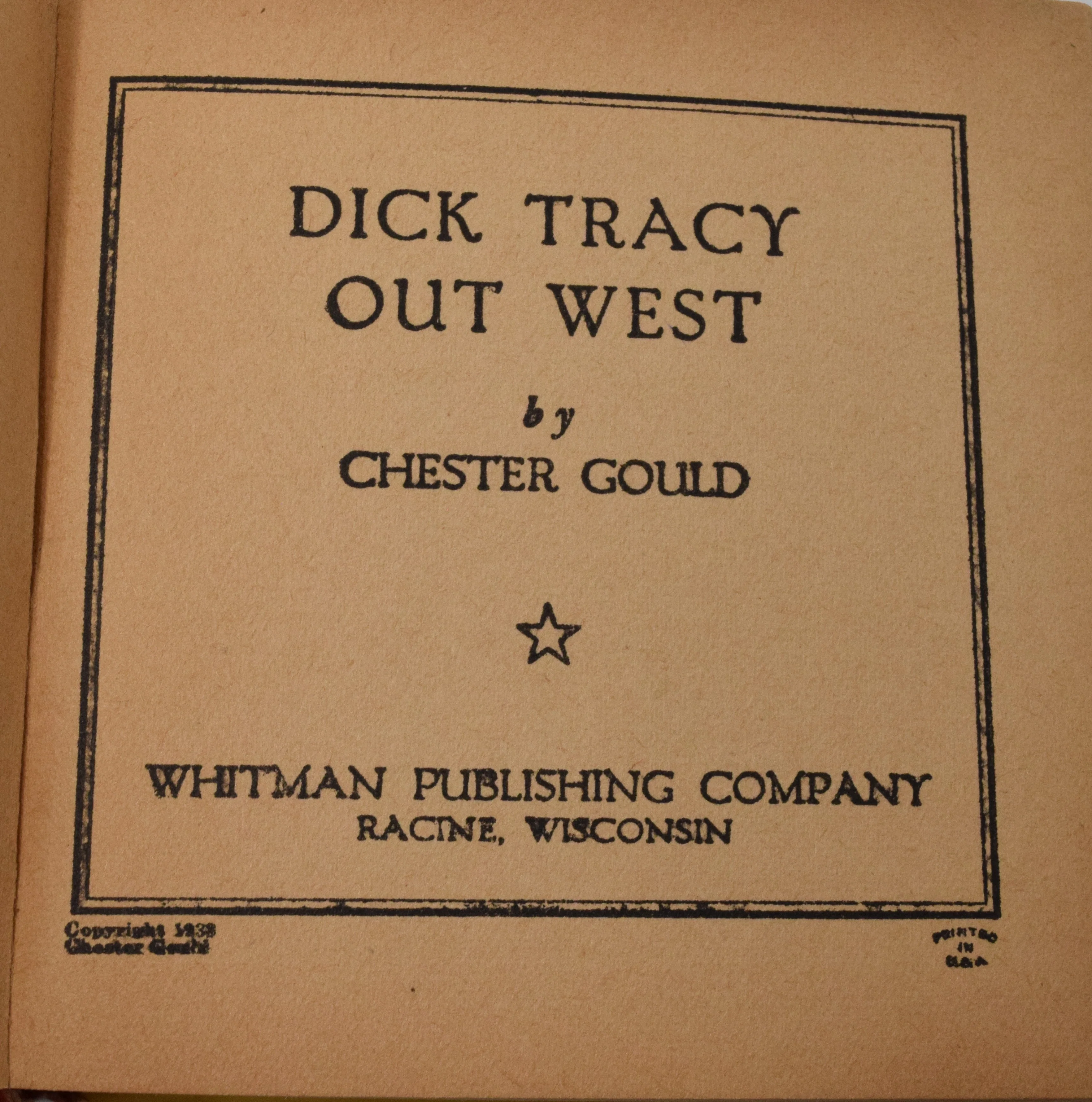 Dick Tracy Out West 723 Big Little Book Whitman 1933 VG - Image 4
