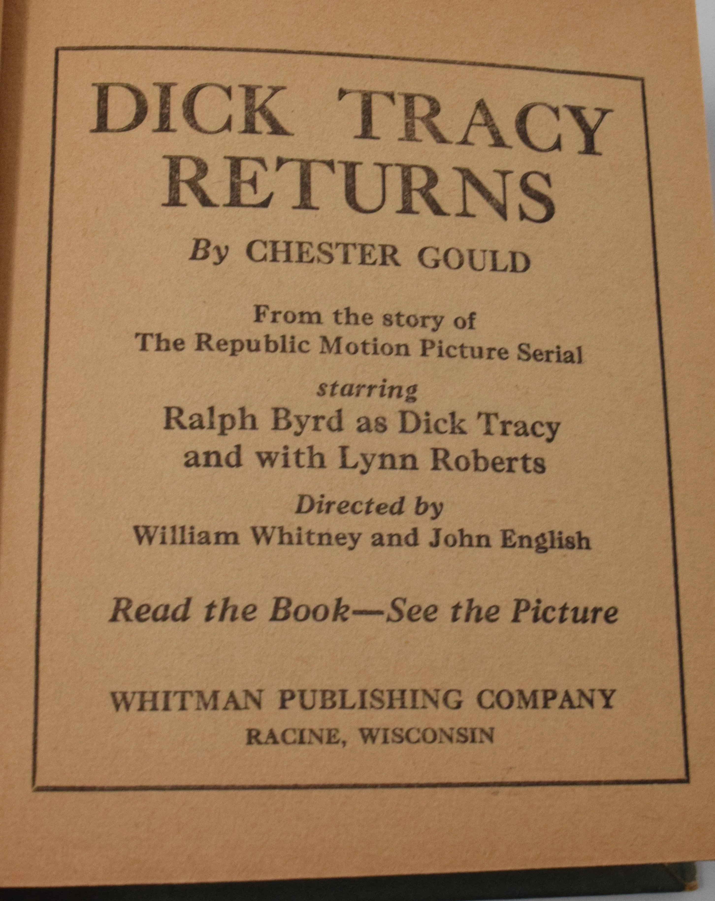 Dick Tracy Returns 1495 Better Little Book Whitman 1939 VF - Image 4