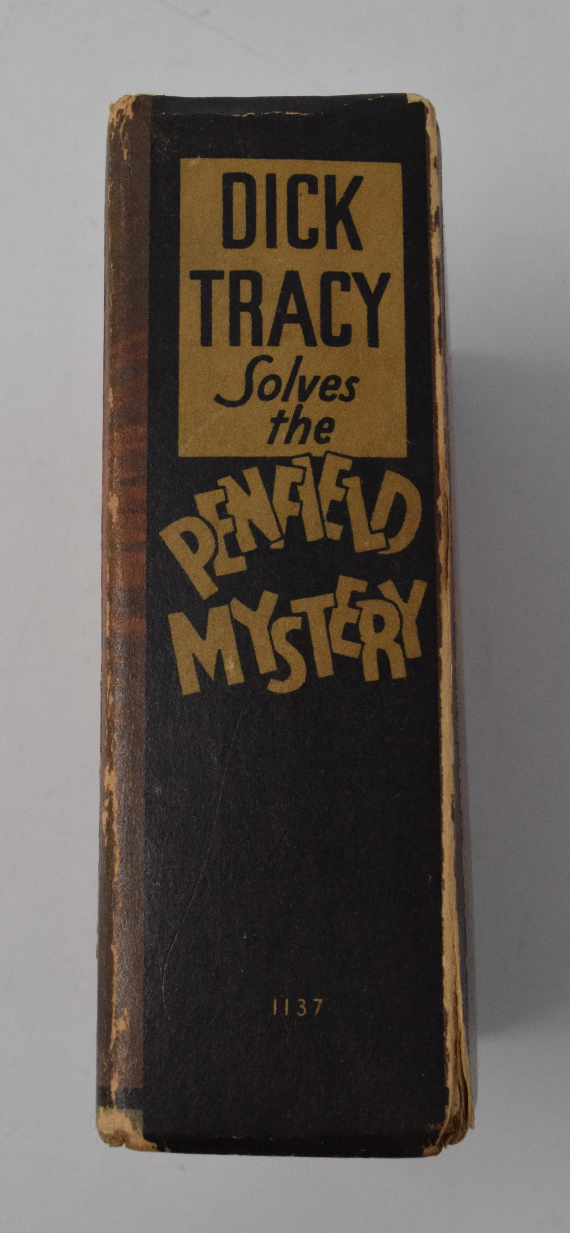 Dick Tracy Solves The Penfield Mystery 1137 Big Little Book Whitman 1933 VG - Image 2