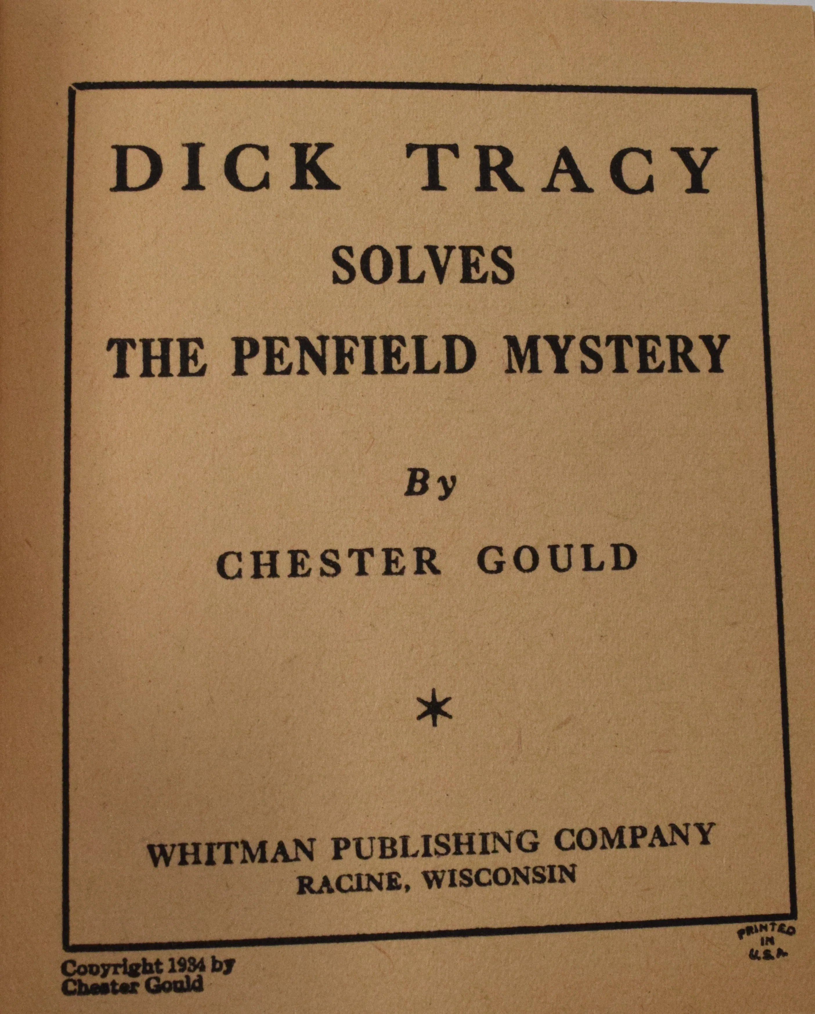 Dick Tracy Solves The Penfield Mystery 1137 Big Little Book Whitman 1933 VG FN - Image 4