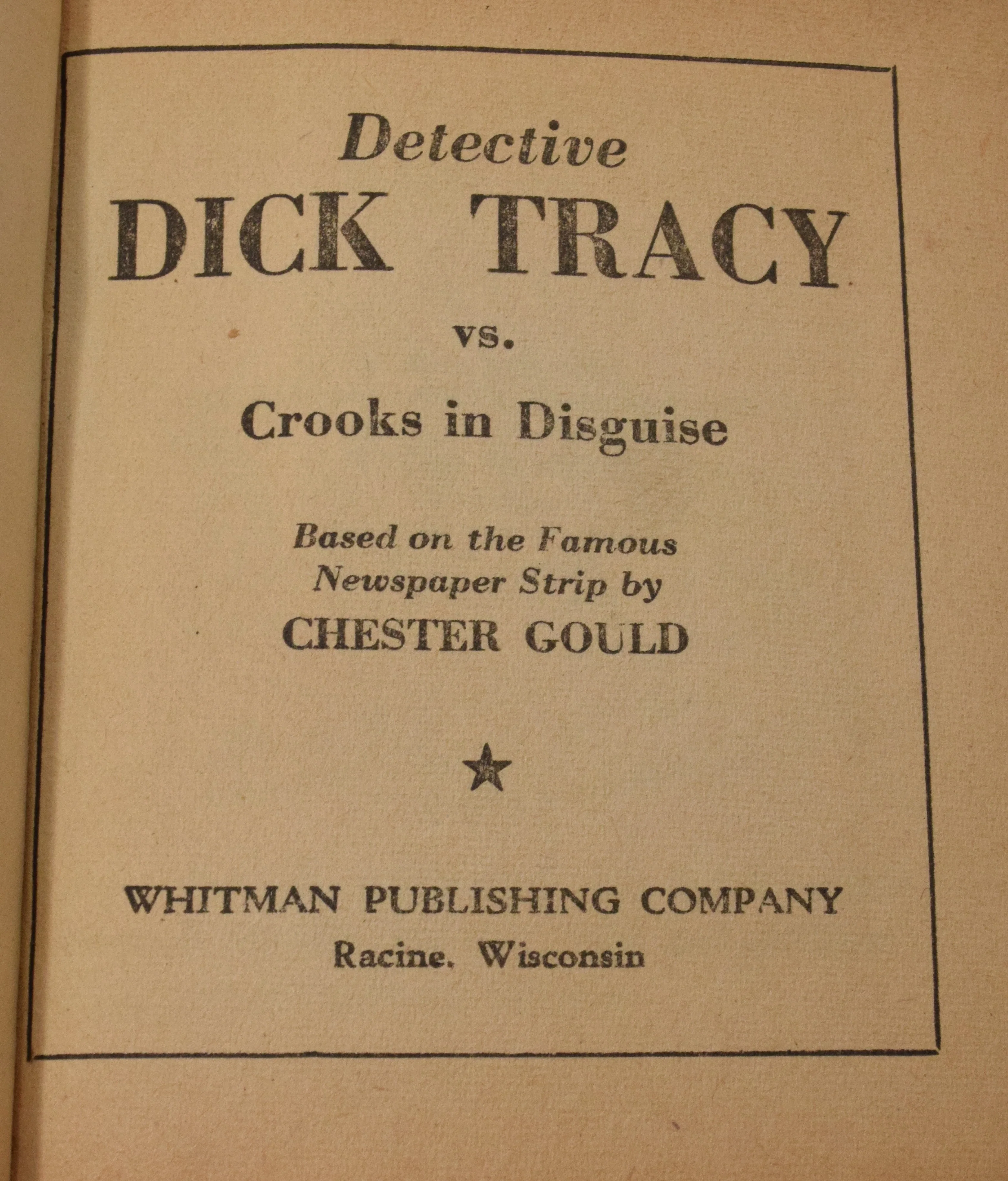 Dick Tracy Vs Crooks In Disguise 1479 Better Little Book Whitman 1939 VG - Image 4
