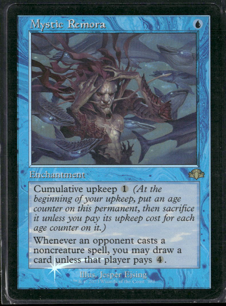 Dominaria Remastered Mystic Remora (Retro Frame) #288