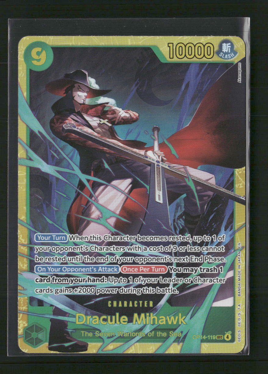 Dracule Mihawk - OP14-119 #OP14-119 SEC - One Piece The Azure Sea's Seven