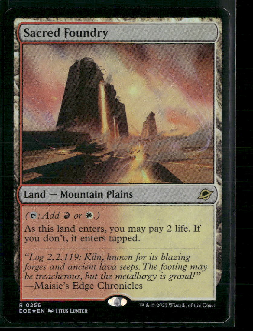 Edge of Eternities Sacred Foundry Foil #256