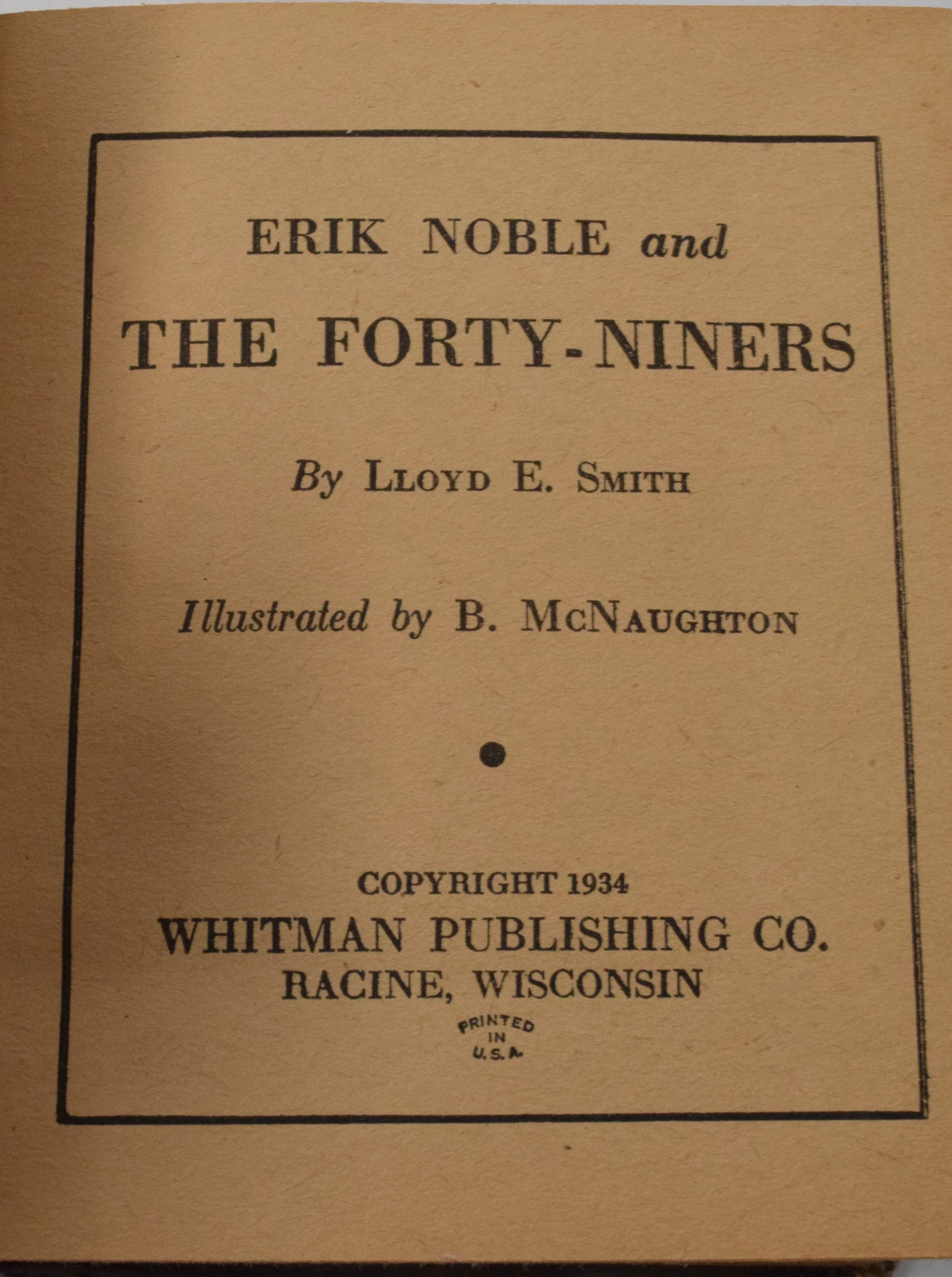 Erik Noble And The Forty Niners 772 Big Little Book 1934 VG - Image 4
