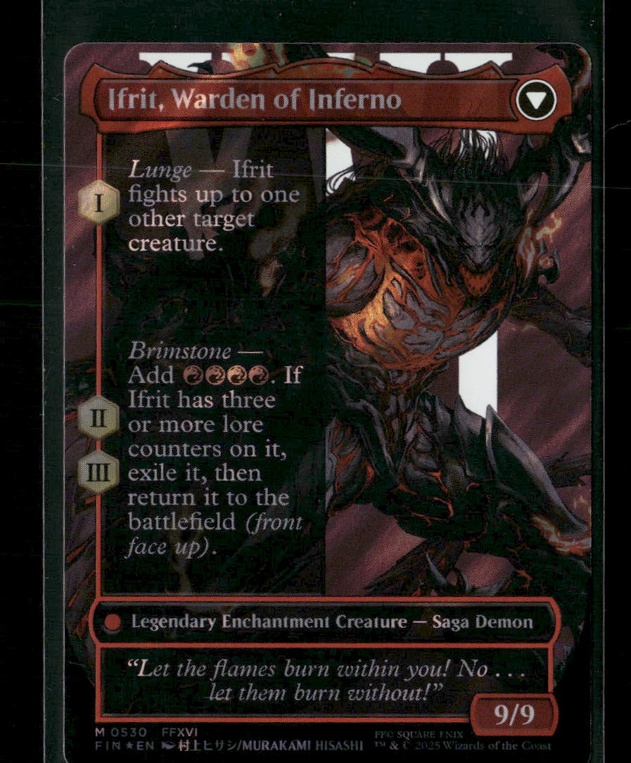 FINAL FANTASY Clive, Ifrit's Dominant (Borderless) (Surge Foil) (0530) #530 - Image 2