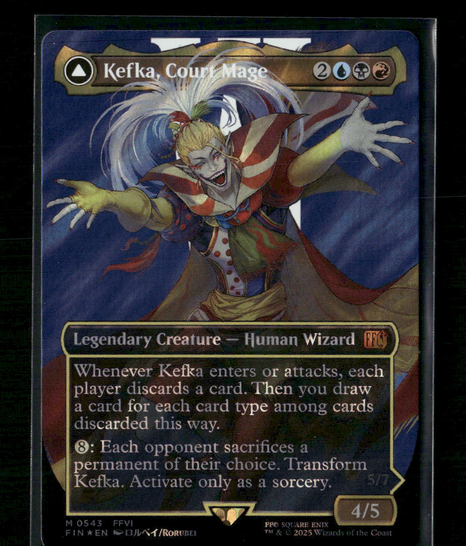 FINAL FANTASY Kefka, Court Mage (0543) (Borderless) (Surge Foil) #543