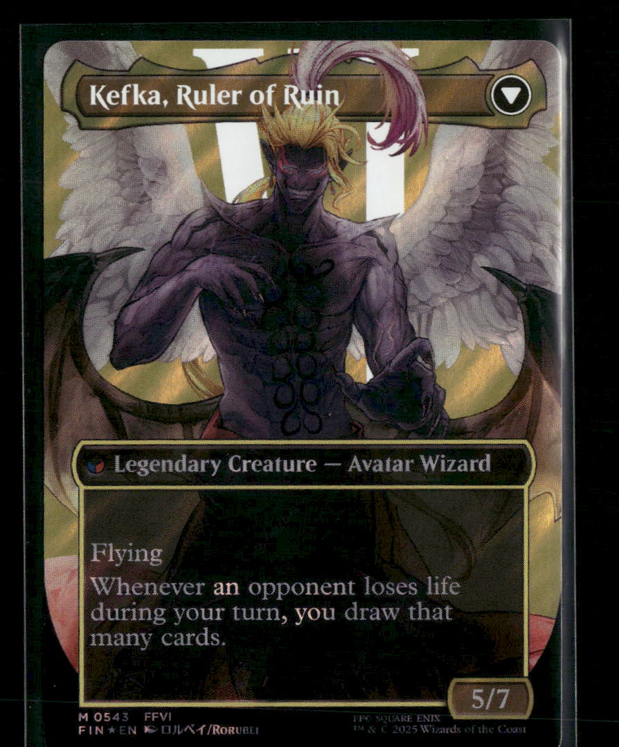 FINAL FANTASY Kefka, Court Mage (0543) (Borderless) (Surge Foil) #543 - Image 2