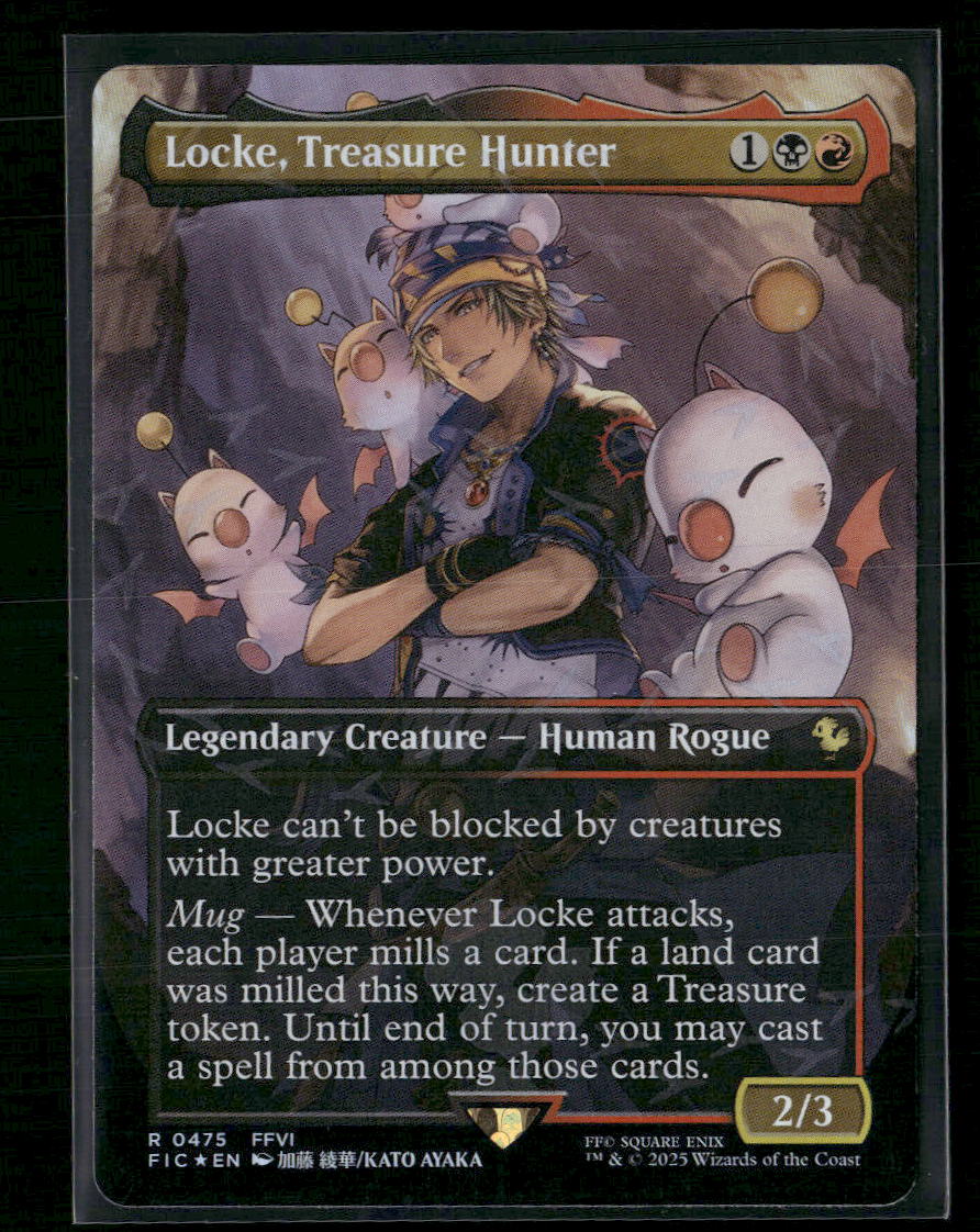 final fantasy Locke, Treasure Hunter track foil #