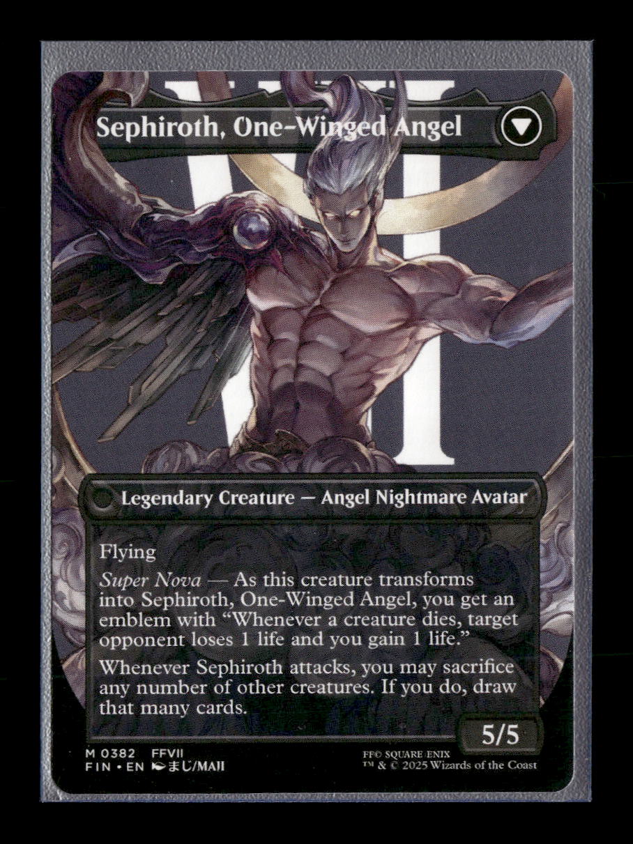 FINAL FANTASY Sephiroth, Fabled SOLDIER (0382) (Borderless) #382 - Image 2
