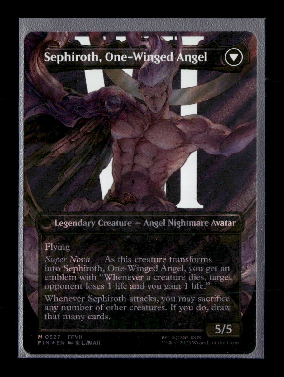FINAL FANTASY Sephiroth, Fabled SOLDIER (Borderless) (Surge Foil) #527 - Image 2