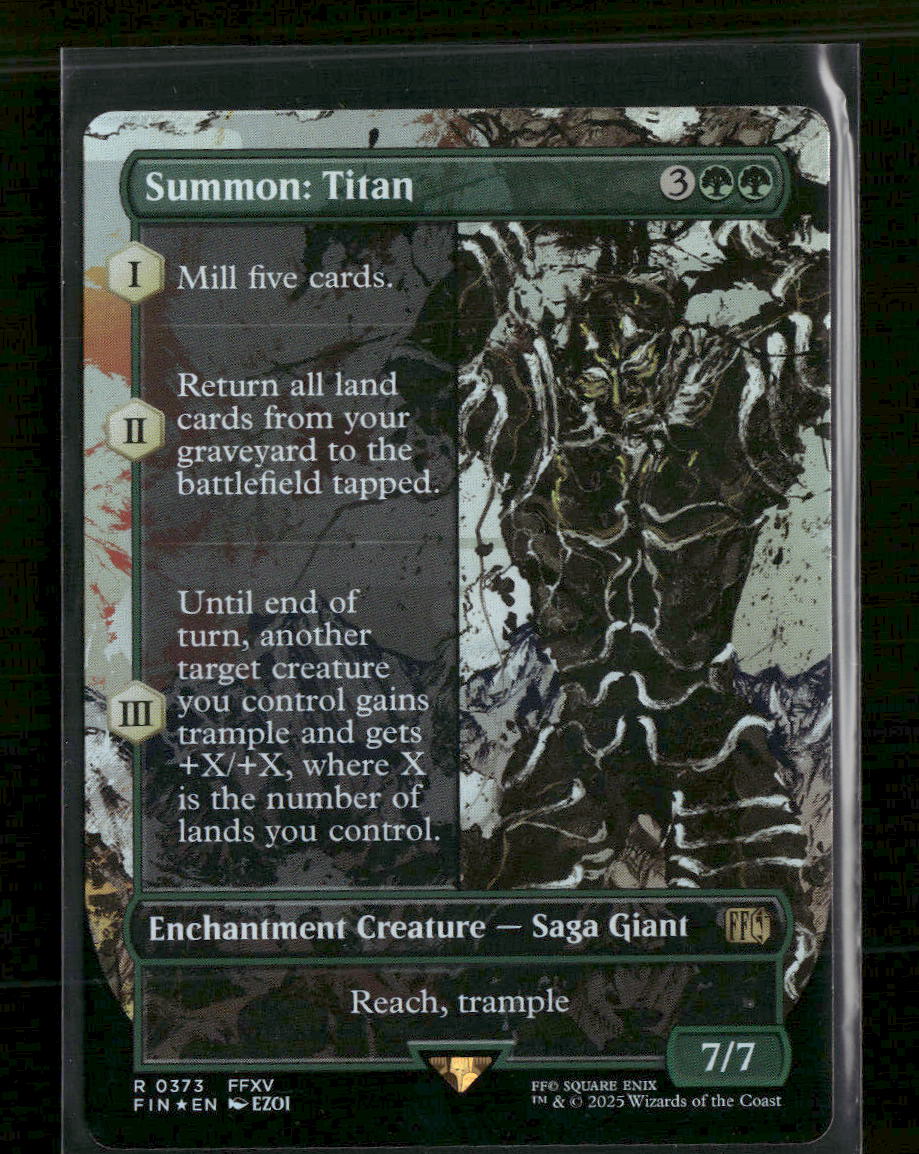 FINAL FANTASY Summon: Titan (Borderless) #373