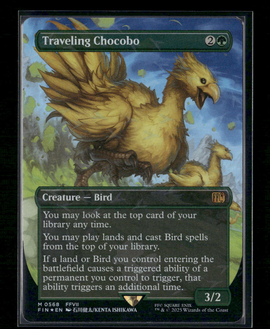 FINAL FANTASY Traveling Chocobo (Borderless) (Chocobo Track Foil) #568