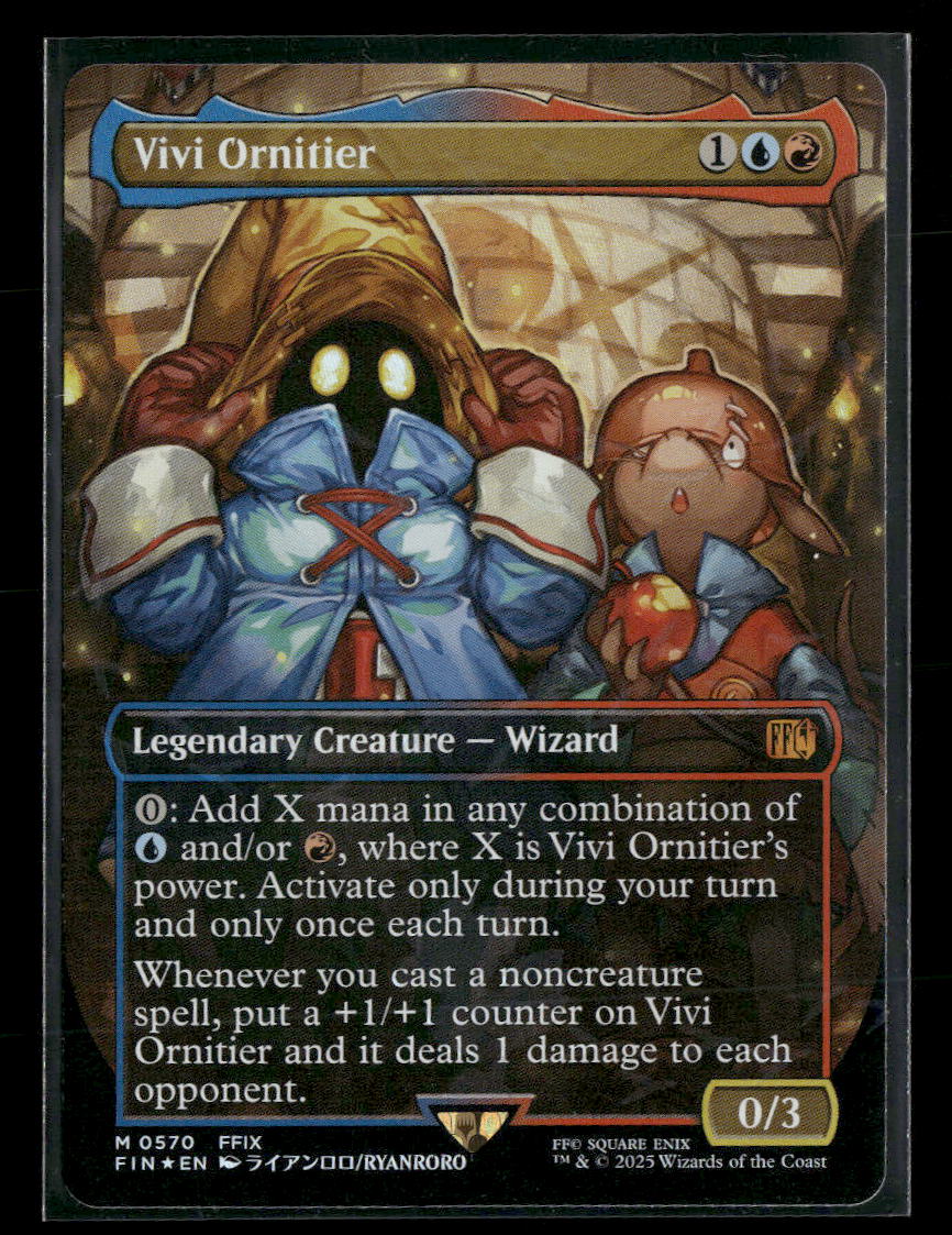 FINAL FANTASY Vivi Ornitier (Borderless) (Chocobo Track Foil) #570