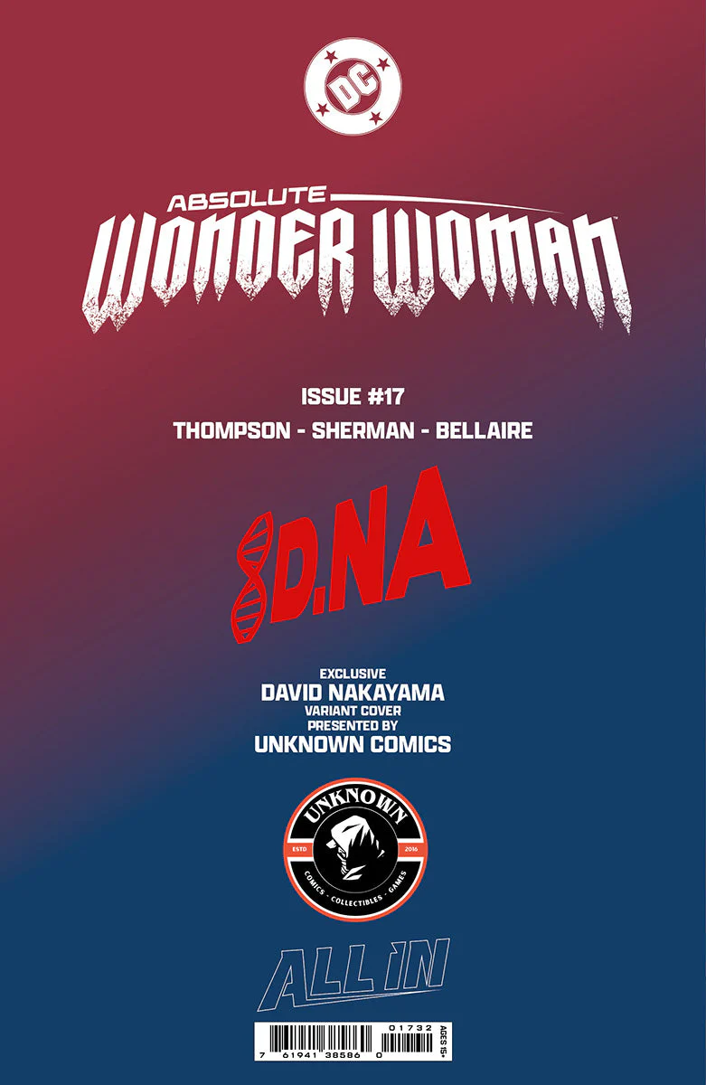 [FOIL] ABSOLUTE WONDER WOMAN #17 DAVID NAKAYAMA EXCLUSIVE VIRGIN VAR (02/25/2026) - Image 2