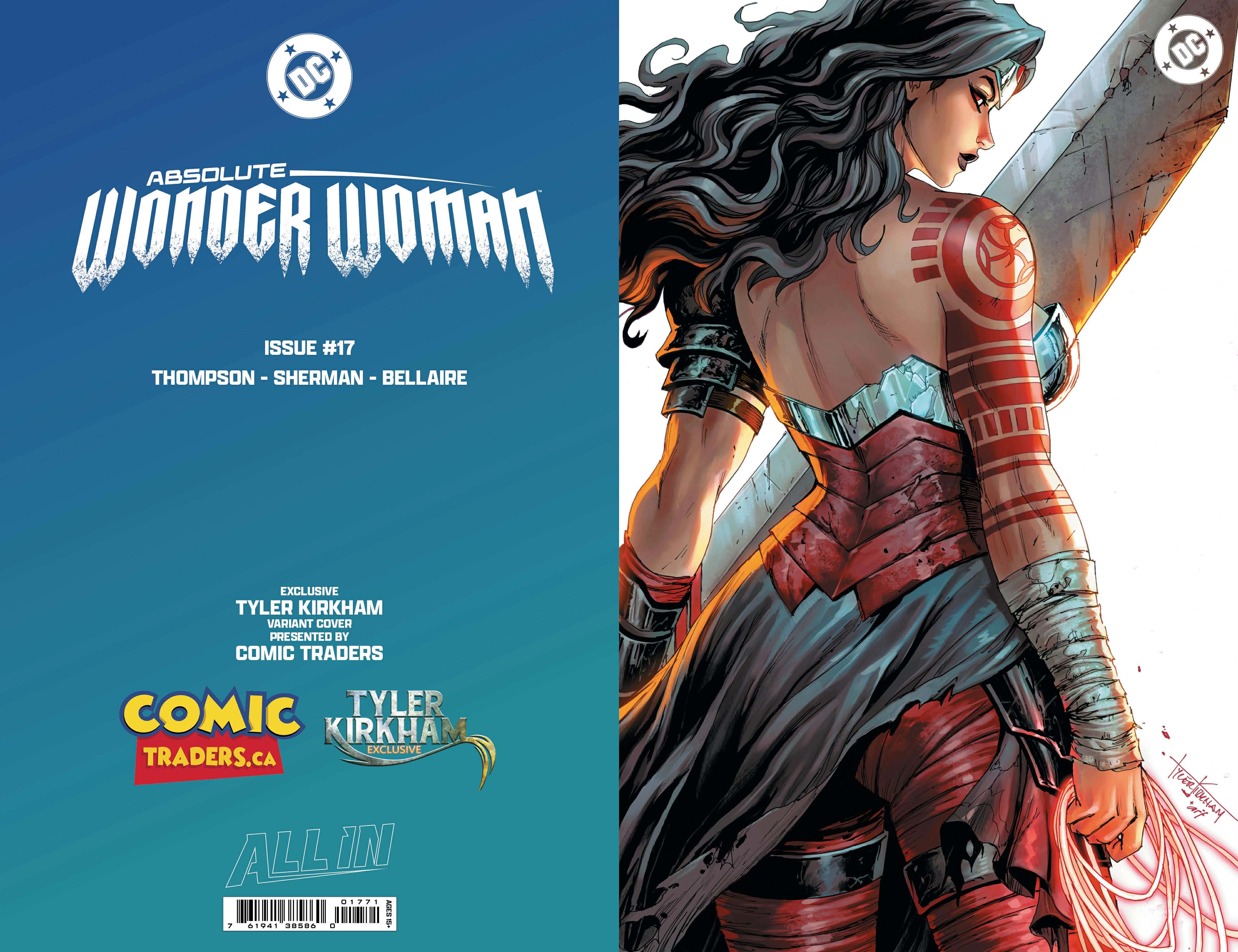 [FOIL] ABSOLUTE WONDER WOMAN #17 TYLER KIRKHAM EXCLUSIVE VIRGIN VAR (02/25/2026) - Image 4