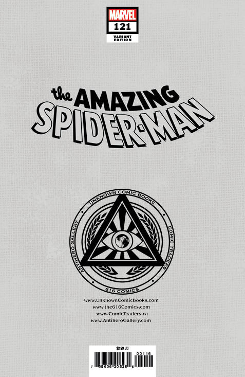 [Foil] Amazing Spider-Man #121 Facsimile Edition Unknown Comics John Romita Exclusive Var (06/14/2023) - Image 3