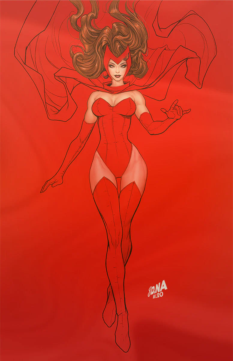 [FOIL] Scarlet Witch #4 Unknown Comics David Nakayama Exclusive Foil Virgin Color Bleed Var (04/05/2023) - Image 2