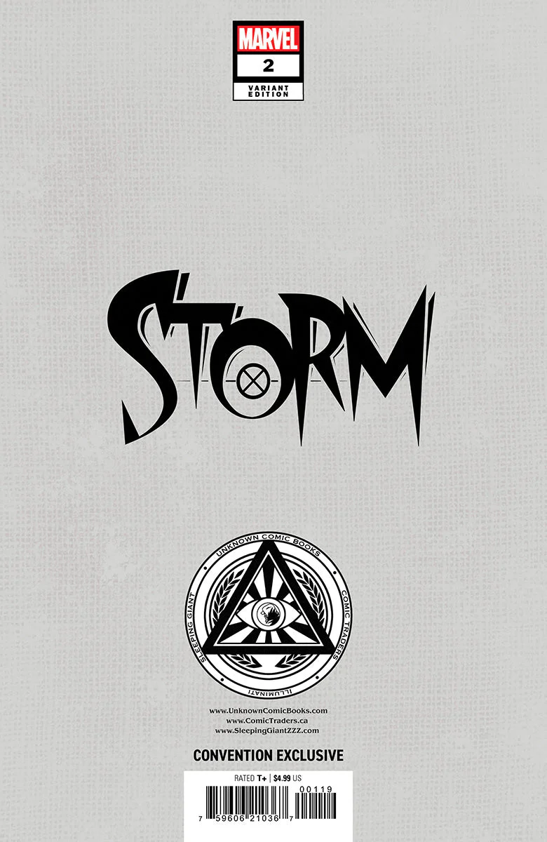 [FOIL] STORM #2 UNKNOWN COMICS NATHAN SZERDY EXCLUSIVE VIRGIN CONVENTION VAR (11/20/2024) - Image 3