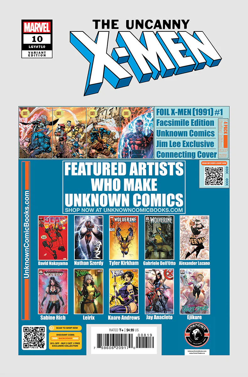 [FOIL] Uncanny X-Men #10 Unknown Comic David Nakayama MEGACON 2025 Exclusive Var (02/05/2025) - Image 3