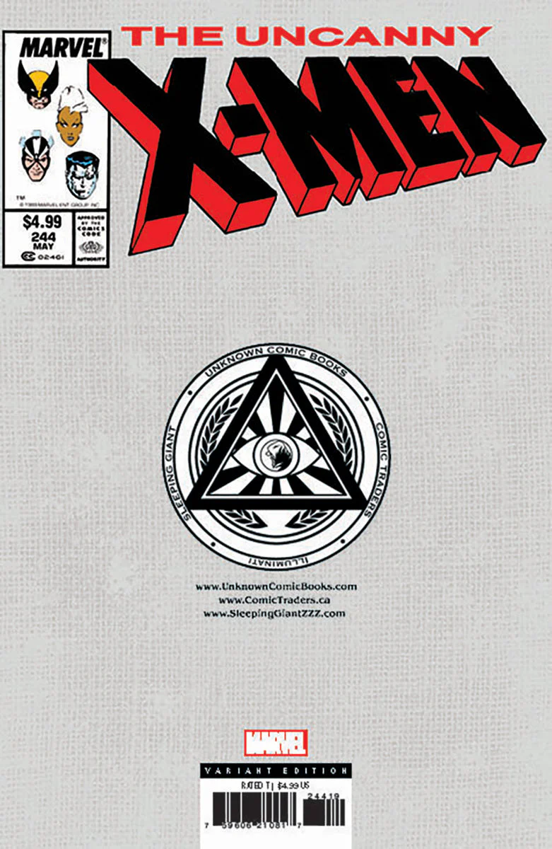 [Foil] Uncanny X-Men #244 Facsimile Unknown Comics Marc Silvestri Exclusive Var (10/02/2024) - Image 3