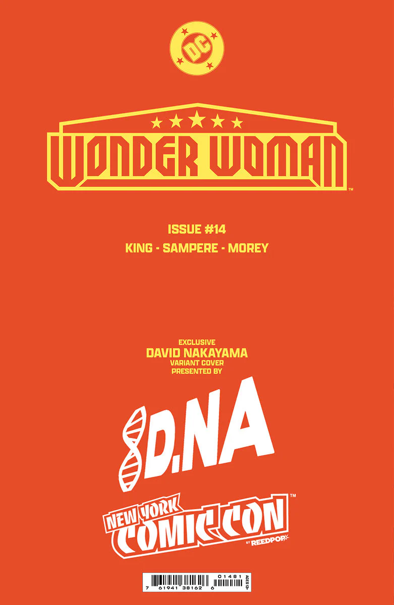 [FOIL] WONDER WOMAN #14 DAVID NAKAYAMA NYCC 2024 EXCLUSIVE VIRGIN PREMIUM VAR  (10/23/2024) - Image 3