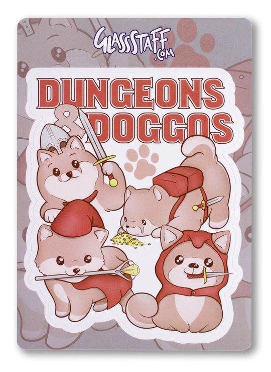Forged Gaming: Sticker - Die Cut Vinyl - Waterproof - 3.5" - Dungeons & Doggos - Image 3