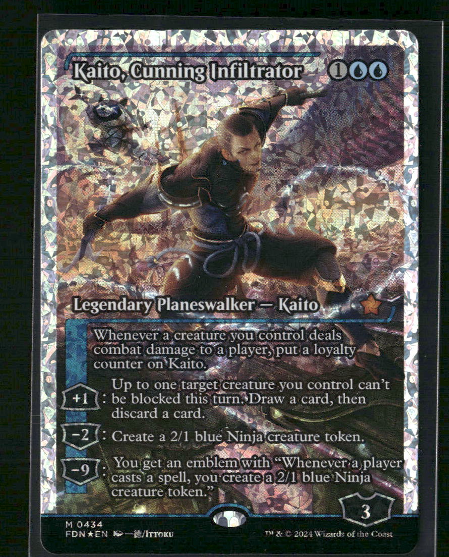 Foundations Kaito, Cunning Infiltrator (Showcase) (Fracture Foil) #434