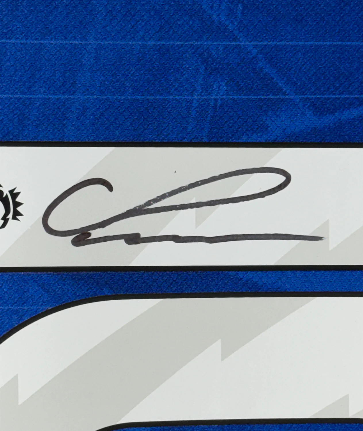 Framed Autographed/Signed Cole Palmer 35x39 Chelsea FC Blue Soccer Futbol Jersey Beckett BAS COA - Image 2