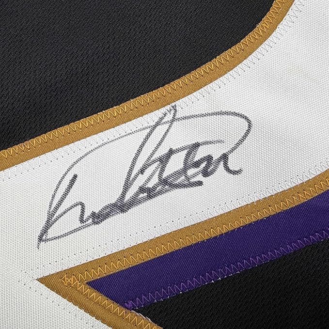 Framed Autographed/Signed Derrick Henry 35x39 Baltimore Black Football Jersey JSA COA - Image 2